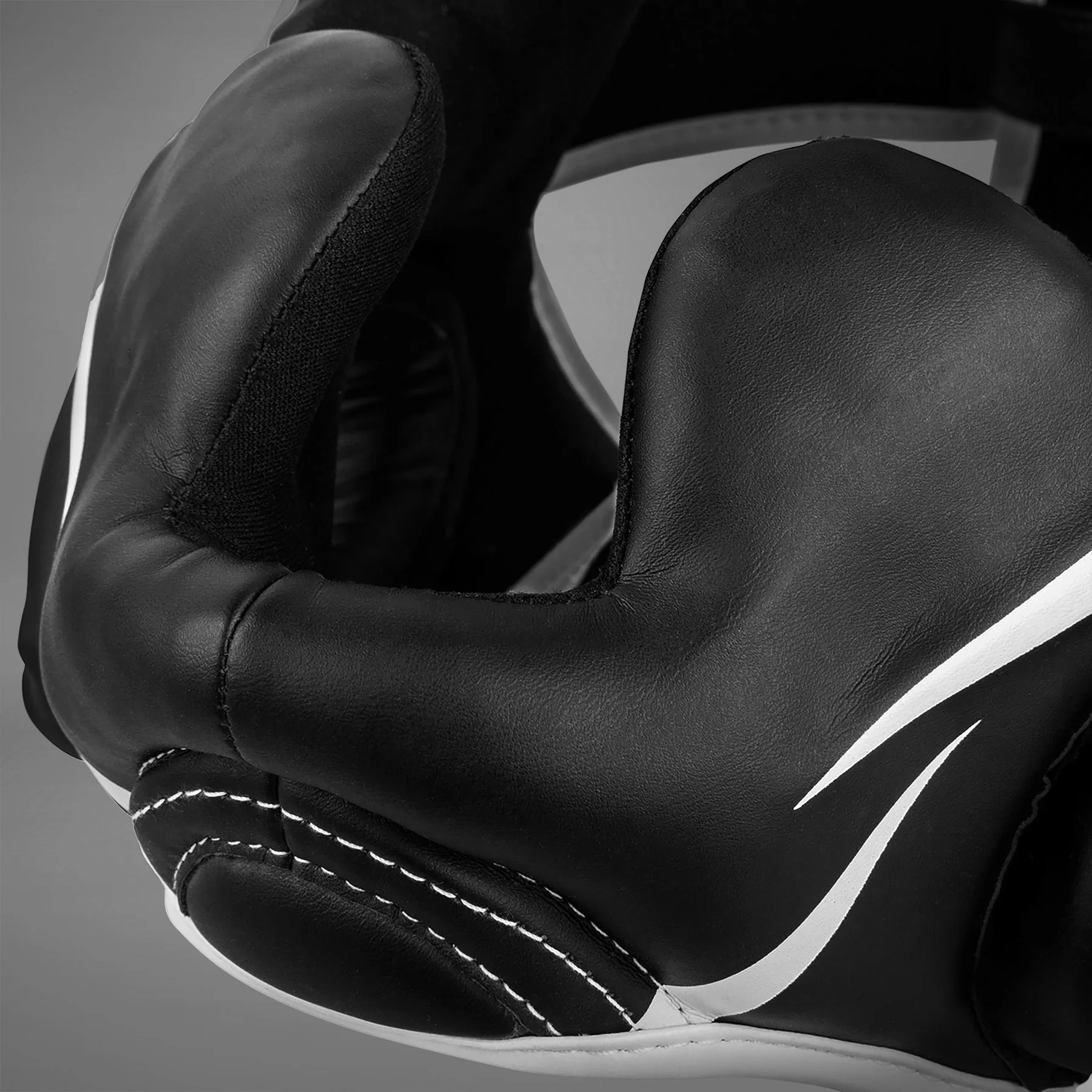 Venum Elite Headgear - Black/White - Image 5