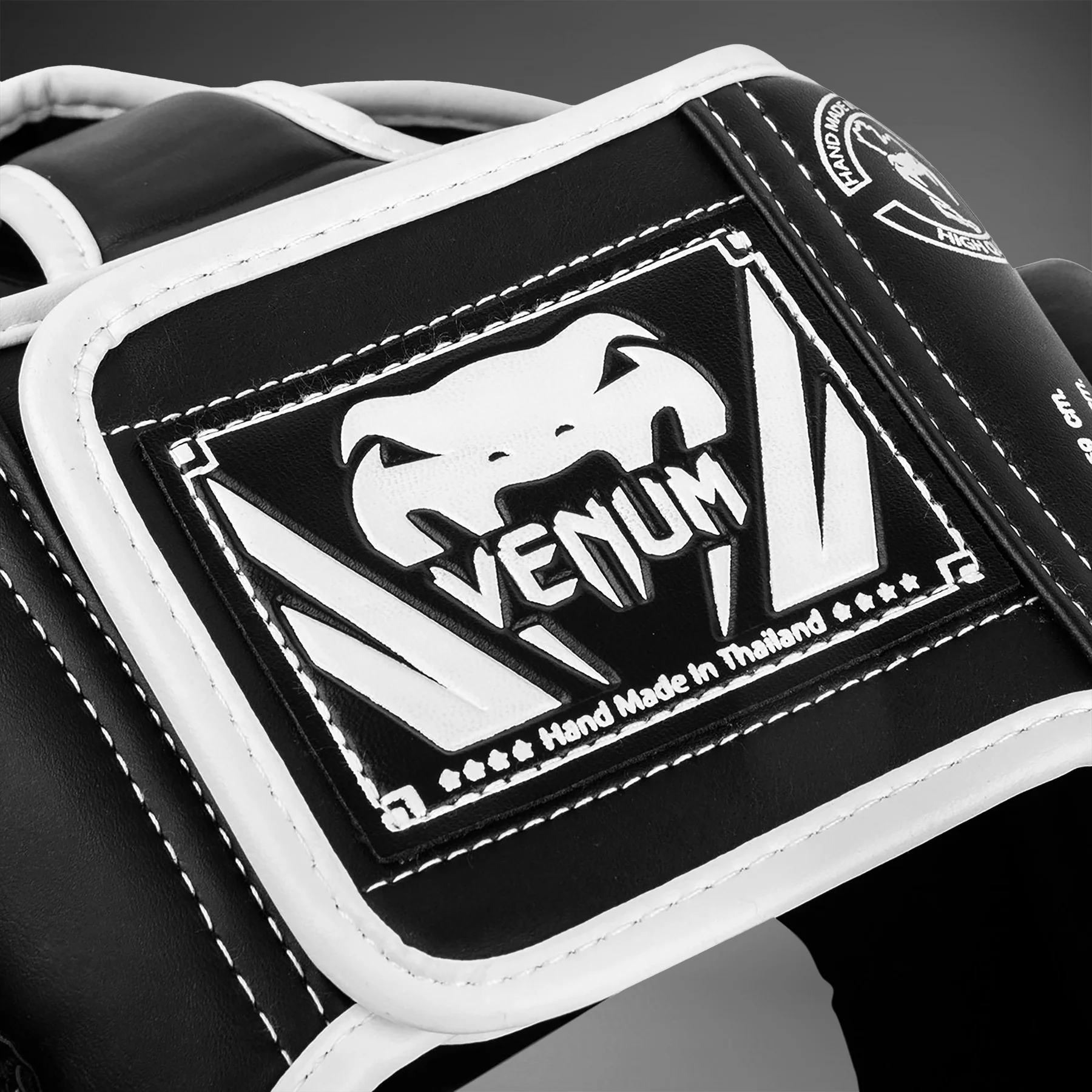 Venum Elite Headgear - Black/White - Image 6
