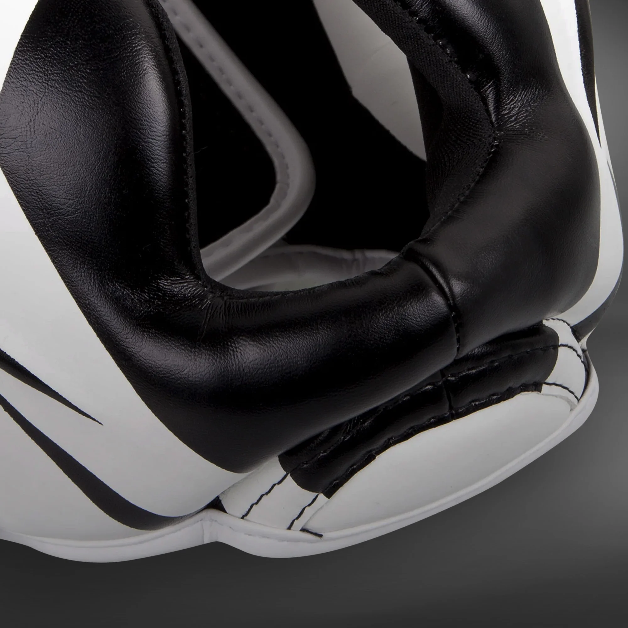 Venum Elite Headgear – White/Black - Image 4