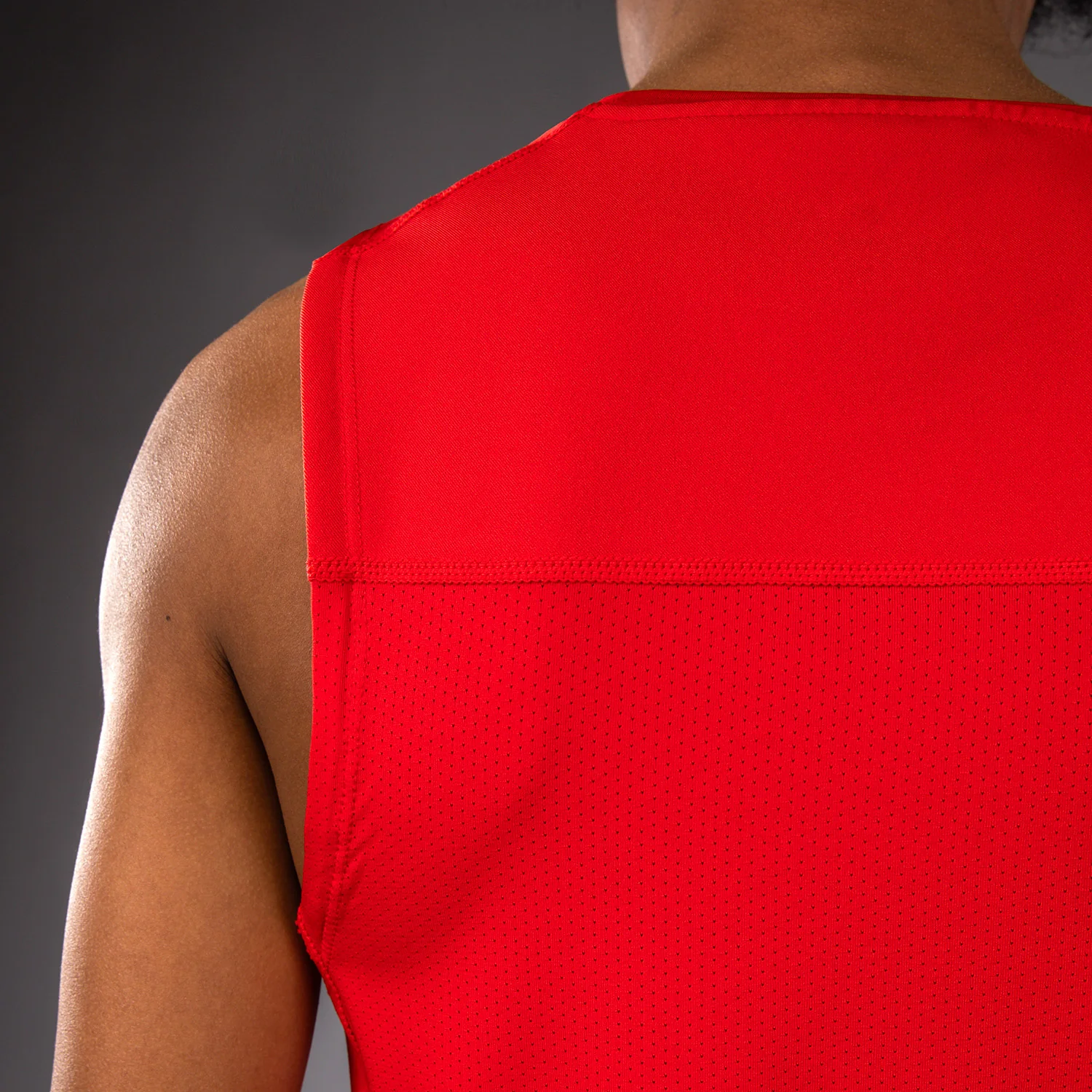 Venum Elite Kids Football Sleeveless Compression Jersey - Red - Image 6