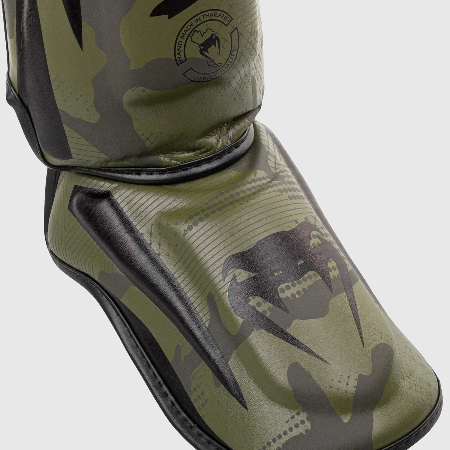 Venum Elite Shin Guard - Khaki Camo - Image 3