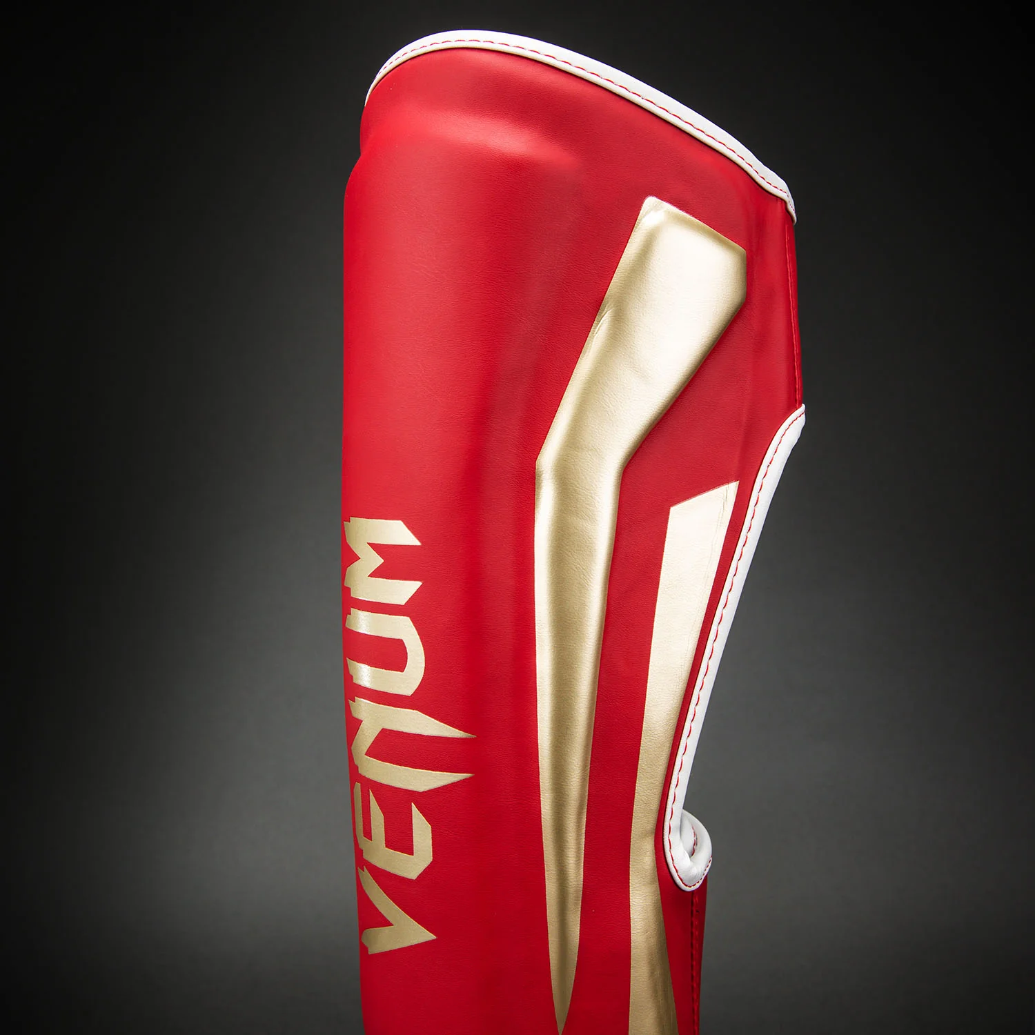 Venum Elite Shin Guards - Red - Image 3