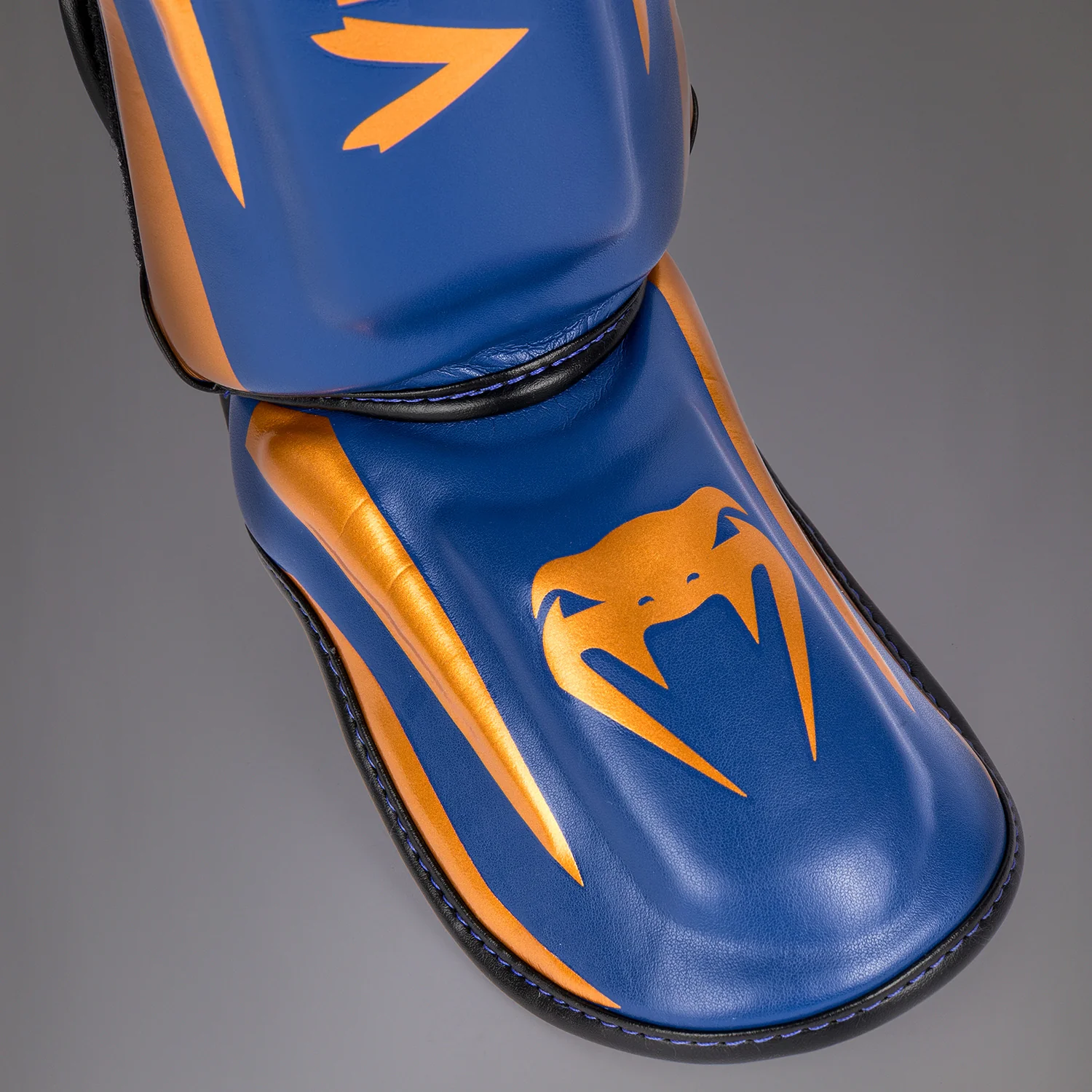 Venum Elite Shin Guards - Royal Blue - Special Edition - Image 3