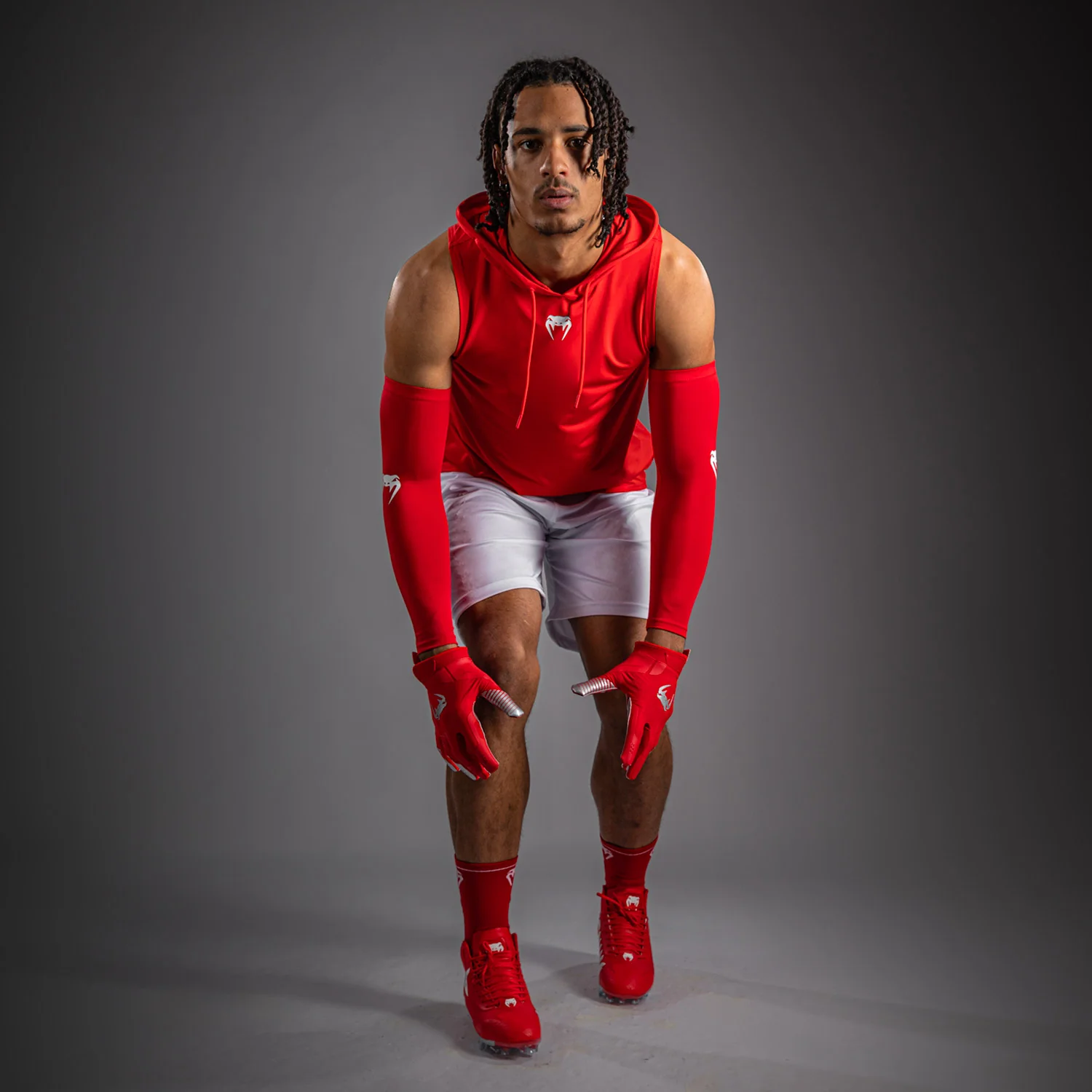 Venum Elite Sleeveless Dry-Tech Hoodie - Red - Image 6