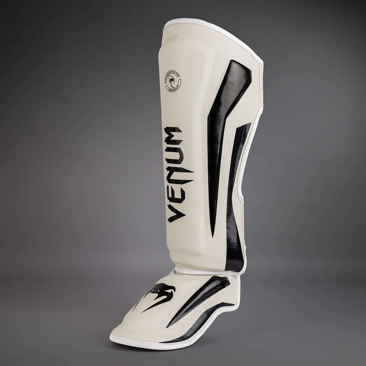 Venum Elite Standup Shinguards - White/Black - Image 3
