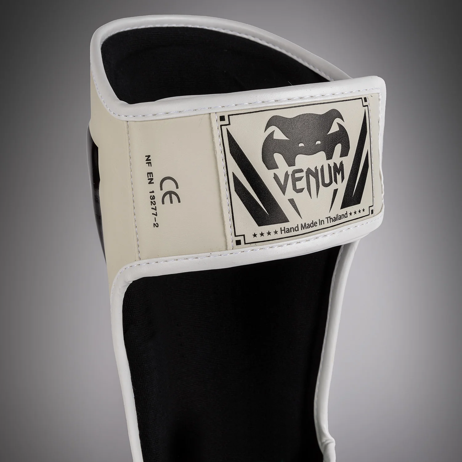 Venum Elite Standup Shinguards - White/Black - Image 6