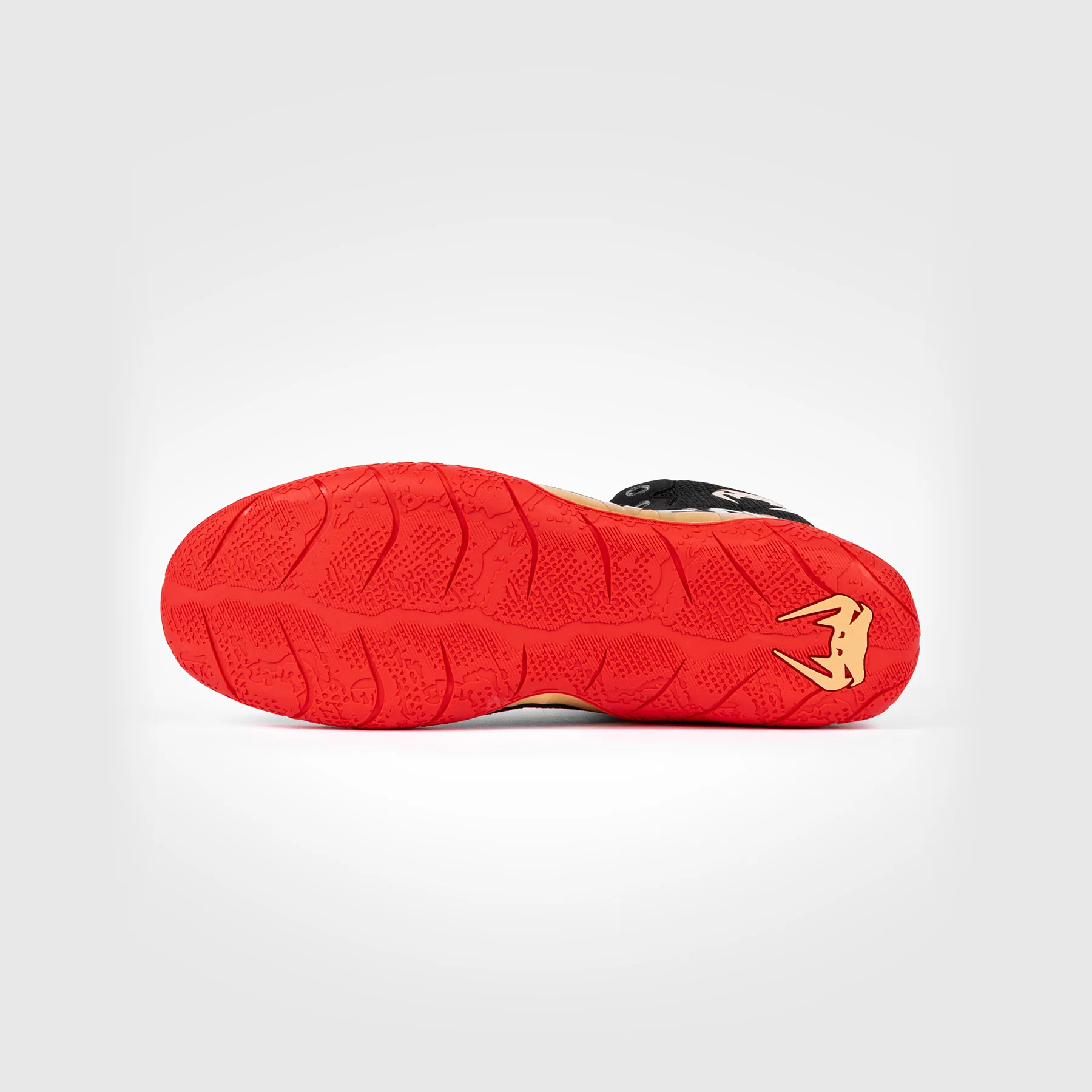 Venum Elite Wrestling Shoes - Black/Gold/Red - Image 8