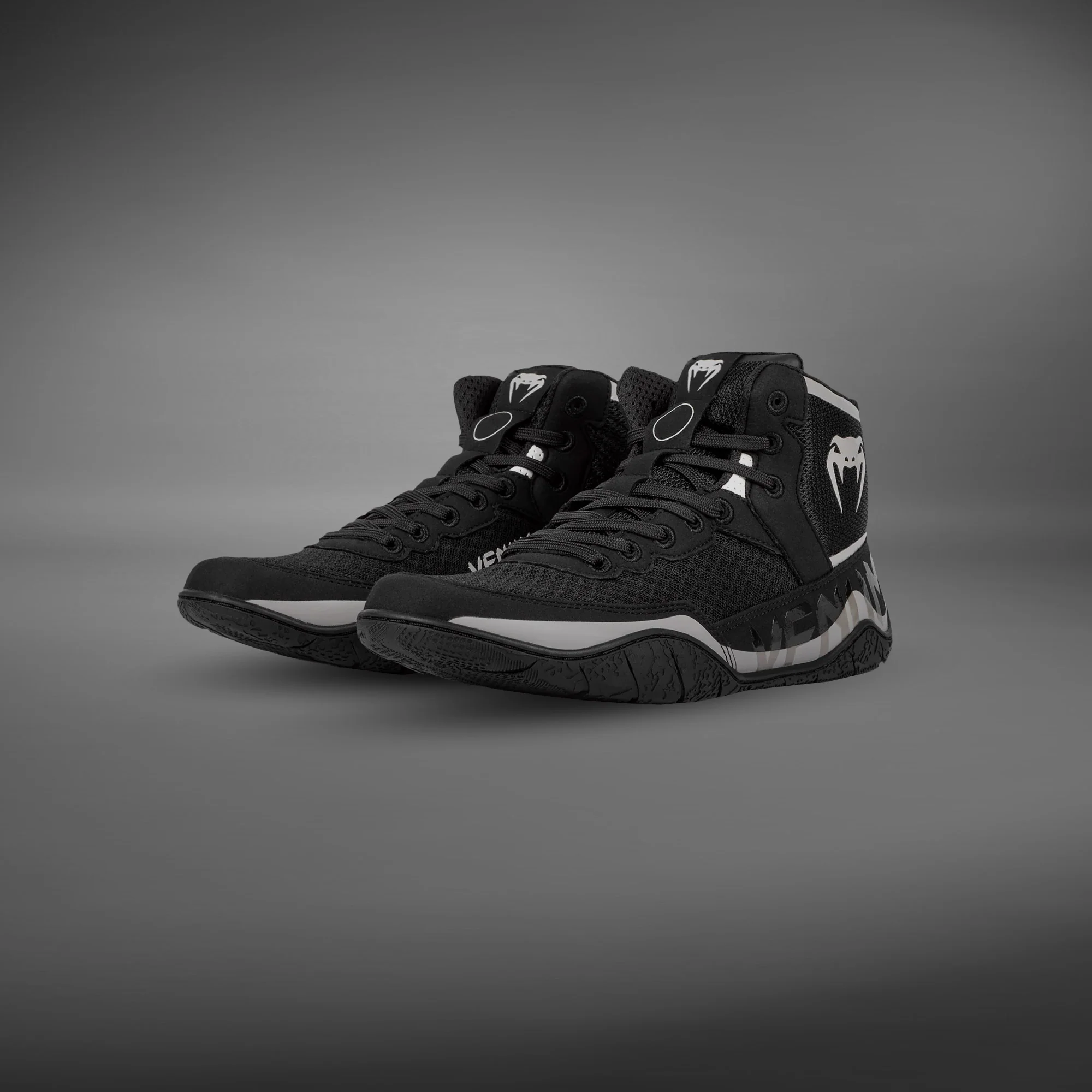 Venum Elite Wrestling Shoes - Black/Sand