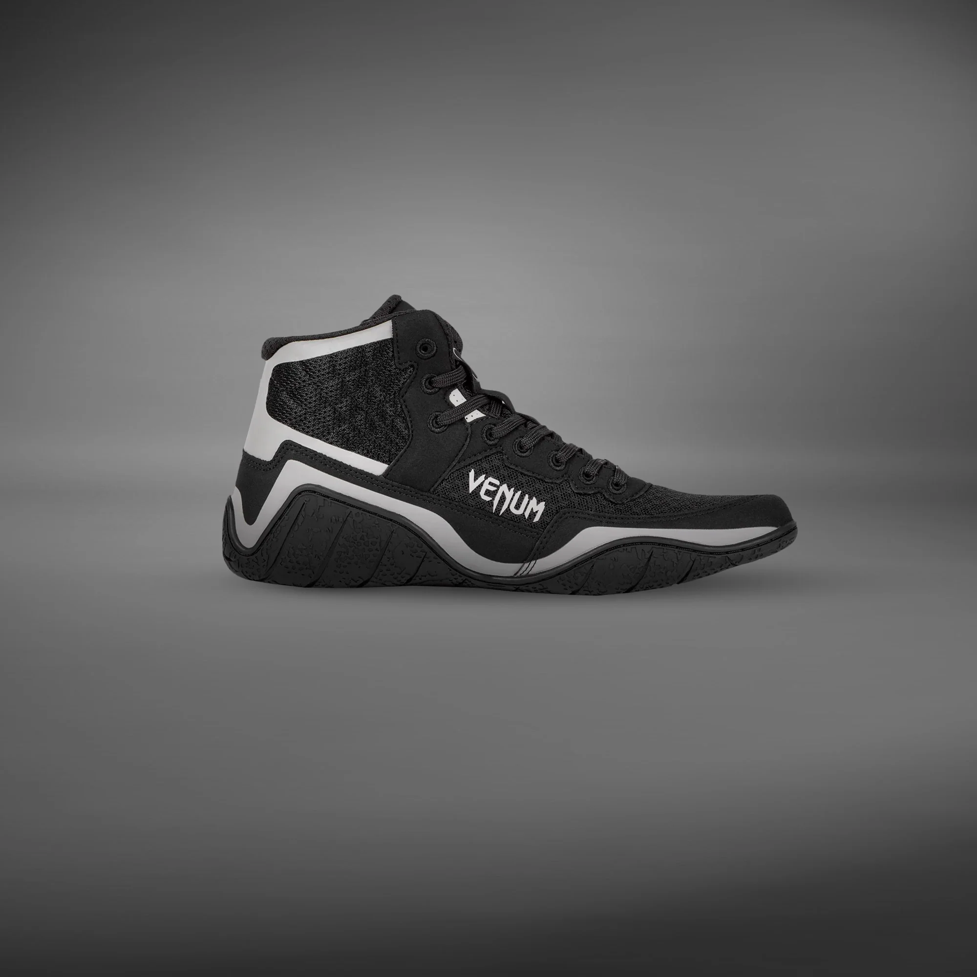 Venum Elite Wrestling Shoes - Black/Sand - Image 5