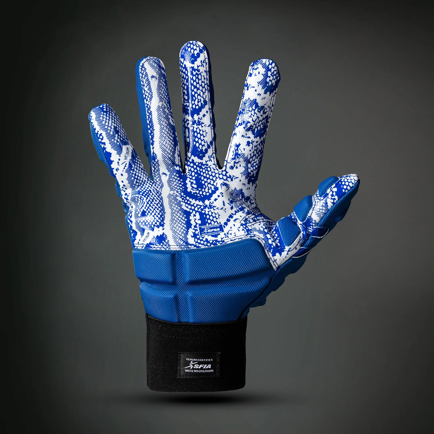 ROYAL BLUE/WHITE Venum Elite Xtp Football Gloves - Image 3