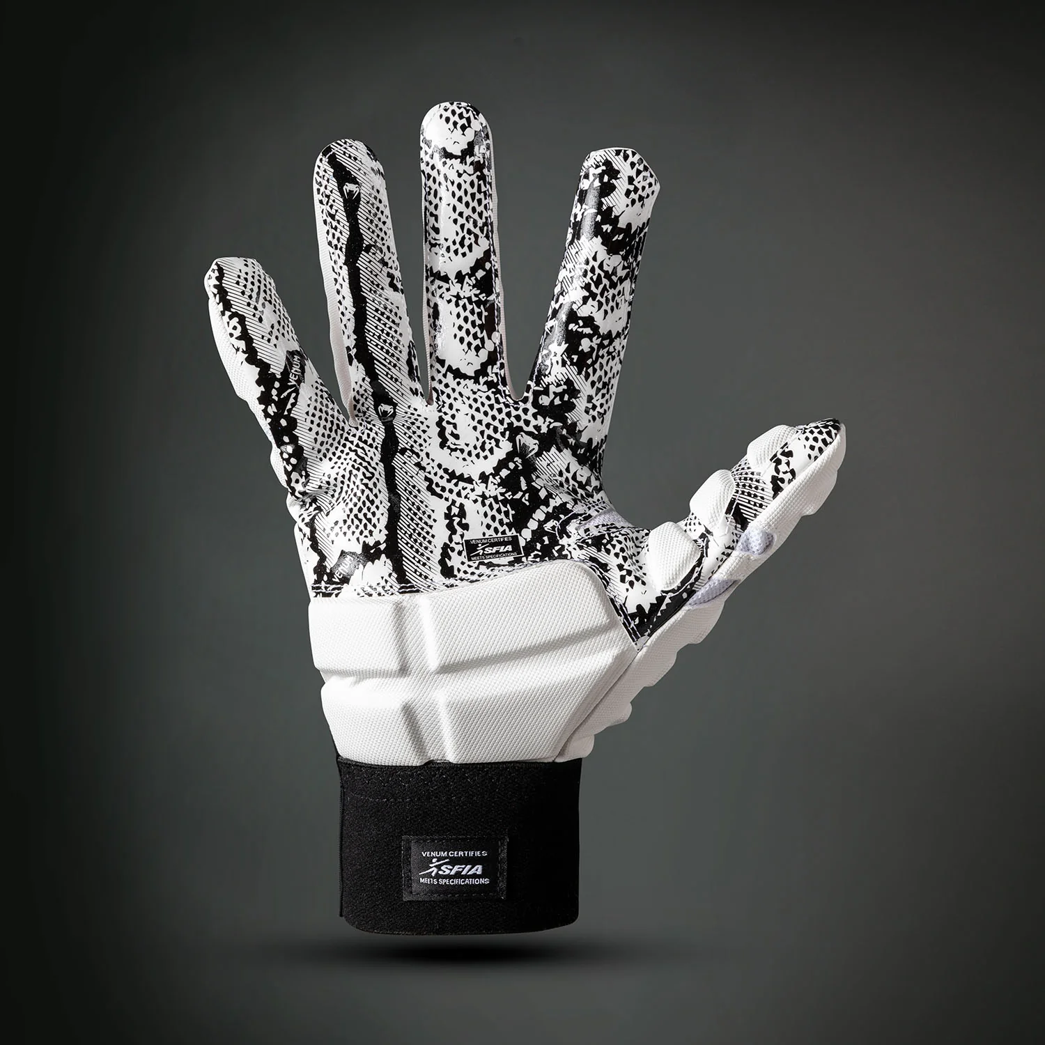 WHITE/BLACK Venum Elite Xtp Football Gloves - Image 3