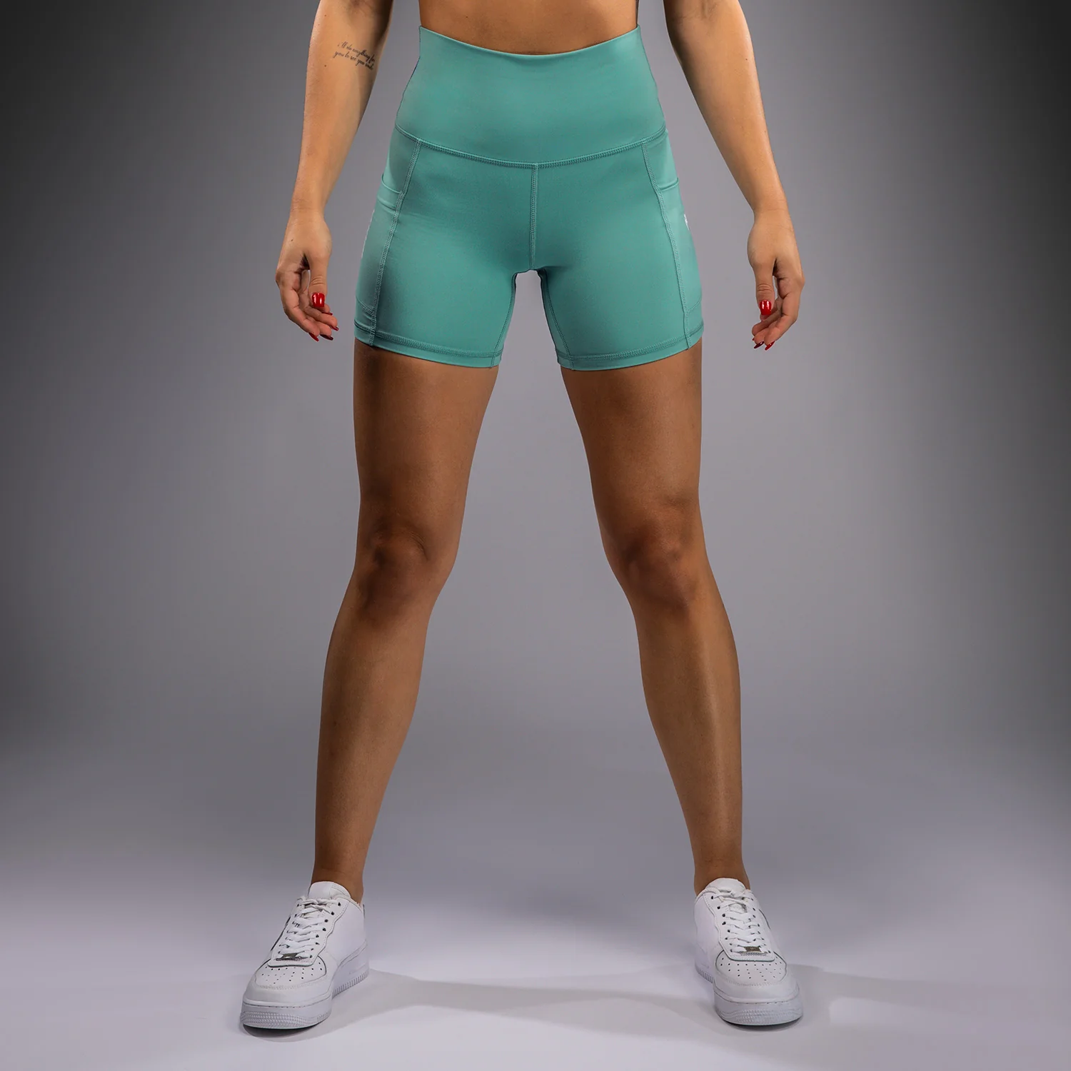 Venum Essential Women's Bike Shorts - Aqua Green