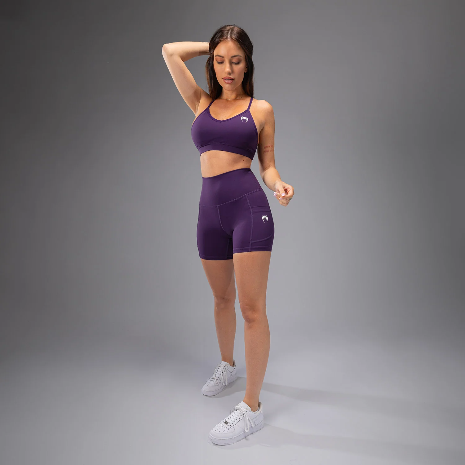 Venum Essential Women's Bike Shorts - Deep Purple