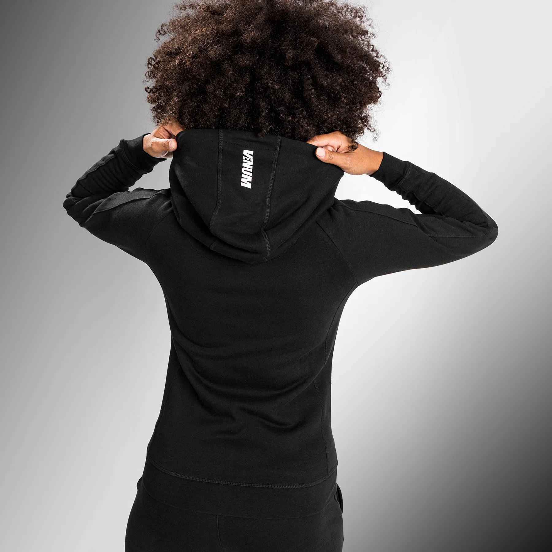 Venum Essential Women's Hoodie - Black - Image 3