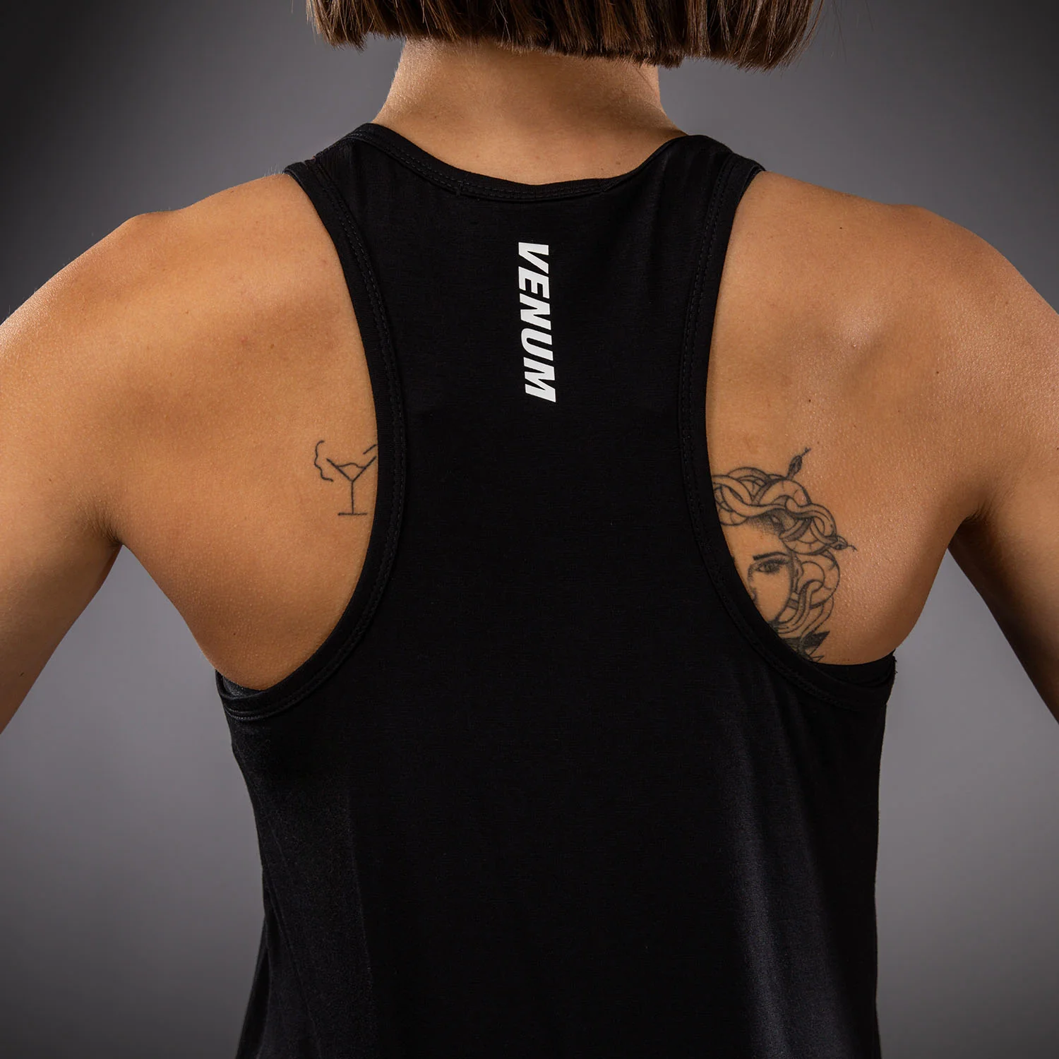 Venum Essential Women's Racer Back Tank Top - Black - Image 5