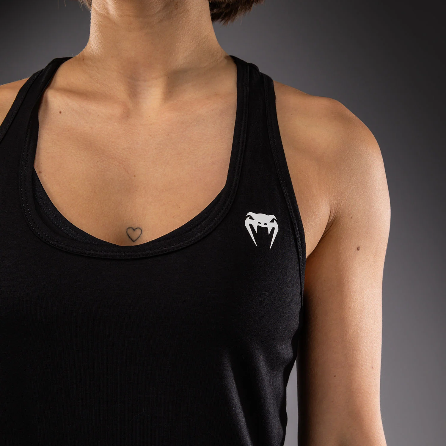 Venum Essential Women's Racer Back Tank Top - Black - Image 6