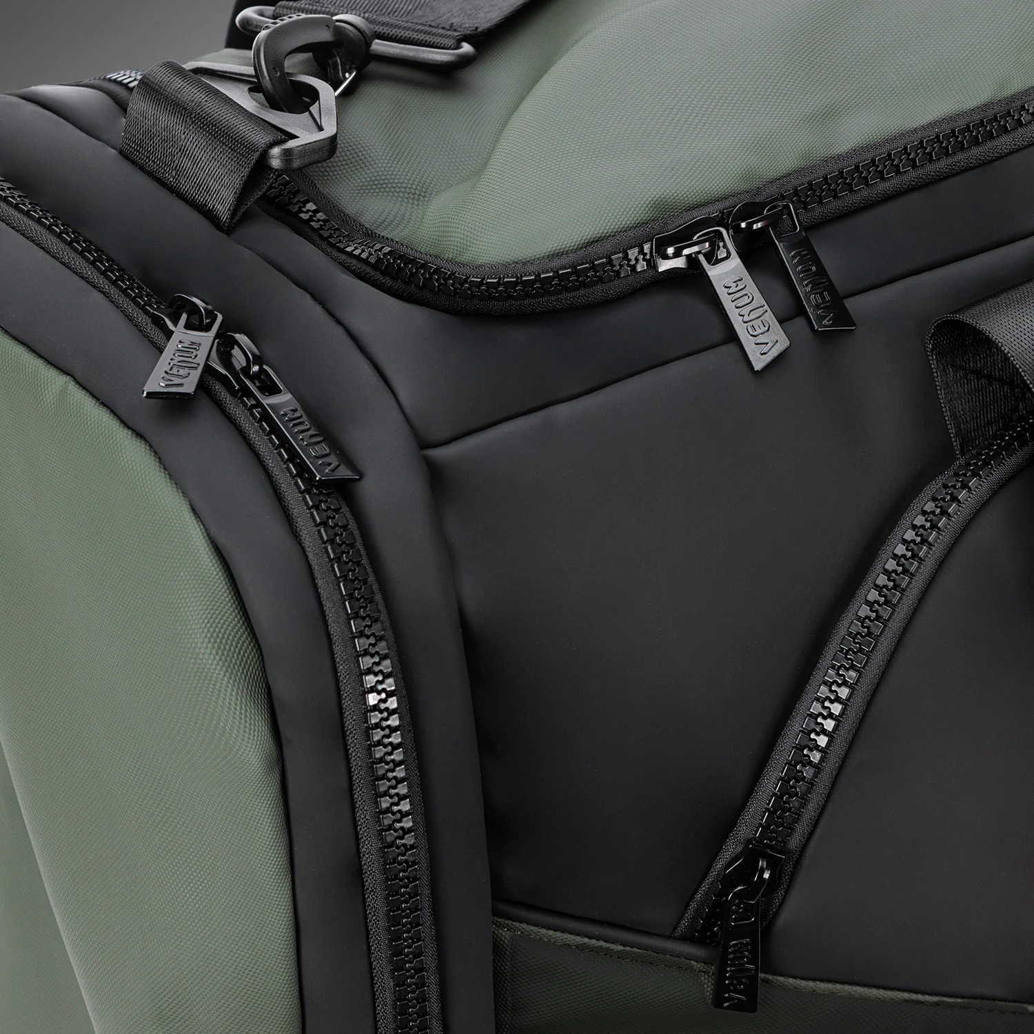 Venum Evo 2 Trainer Lite Duffle Bag (55-63L) - Black/Khaki - Image 4