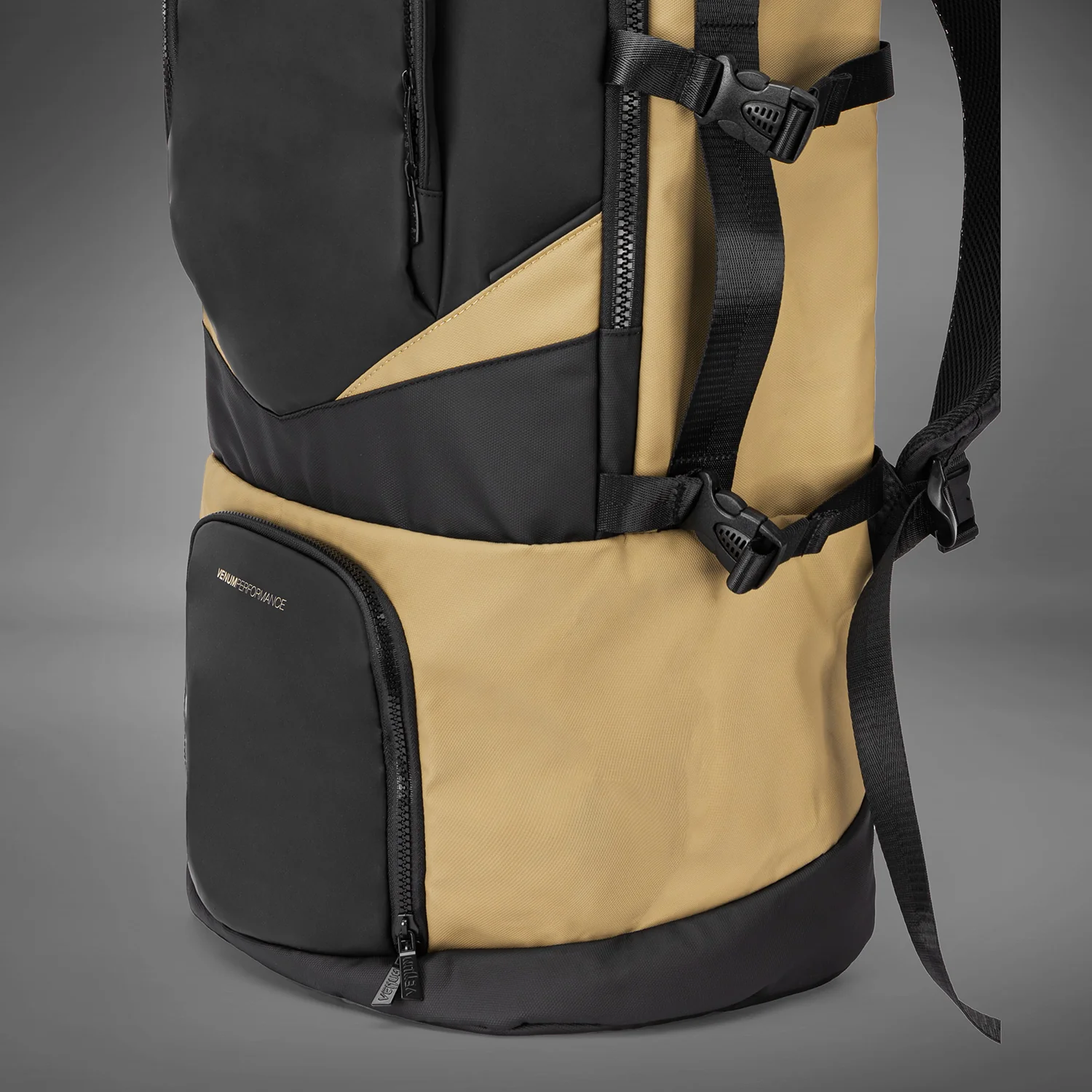 Venum Evo 2 Xtrem Backpack (50-63L) - Black/Sand - Image 6