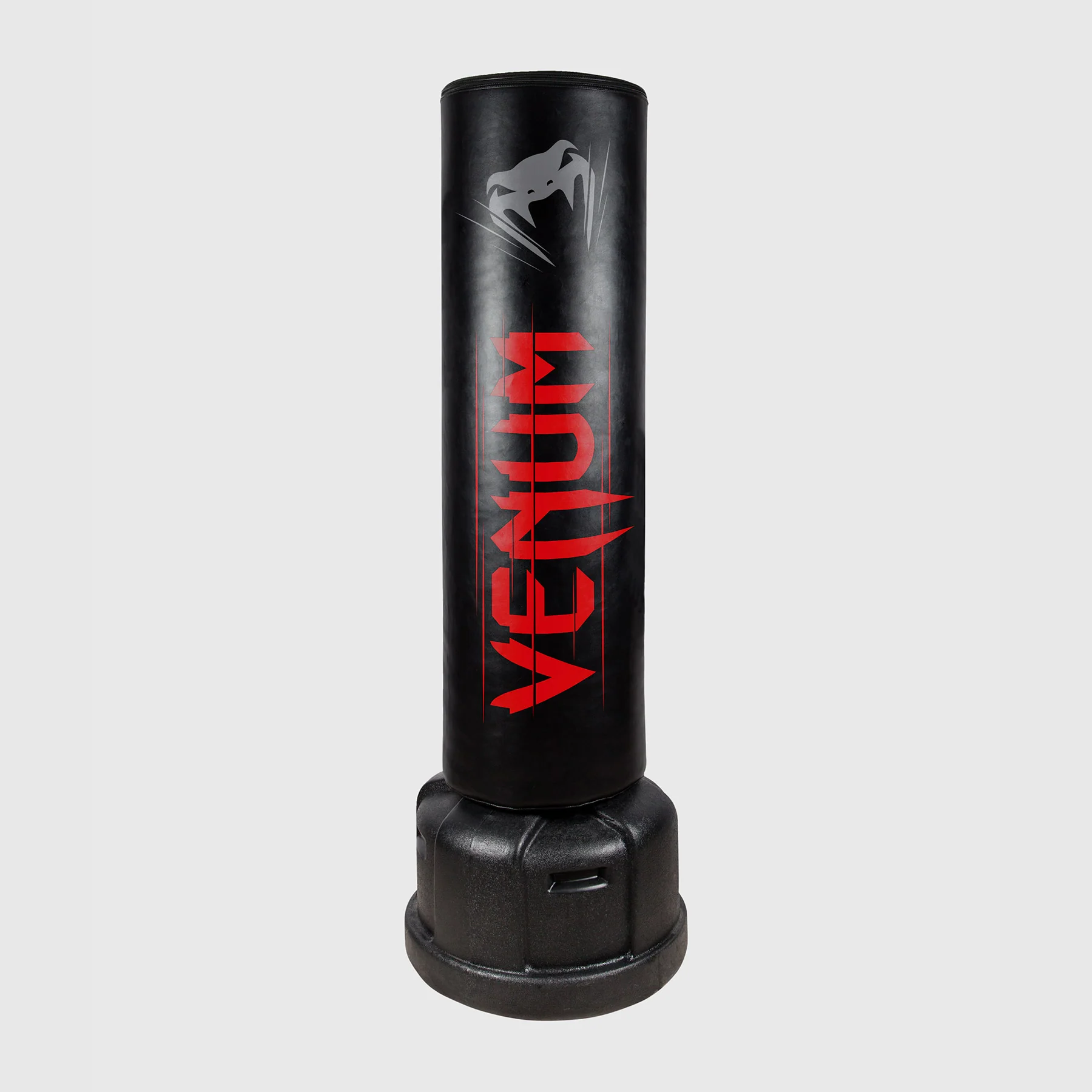 Venum Flex Standing Punching Bag - Black/Red + Base