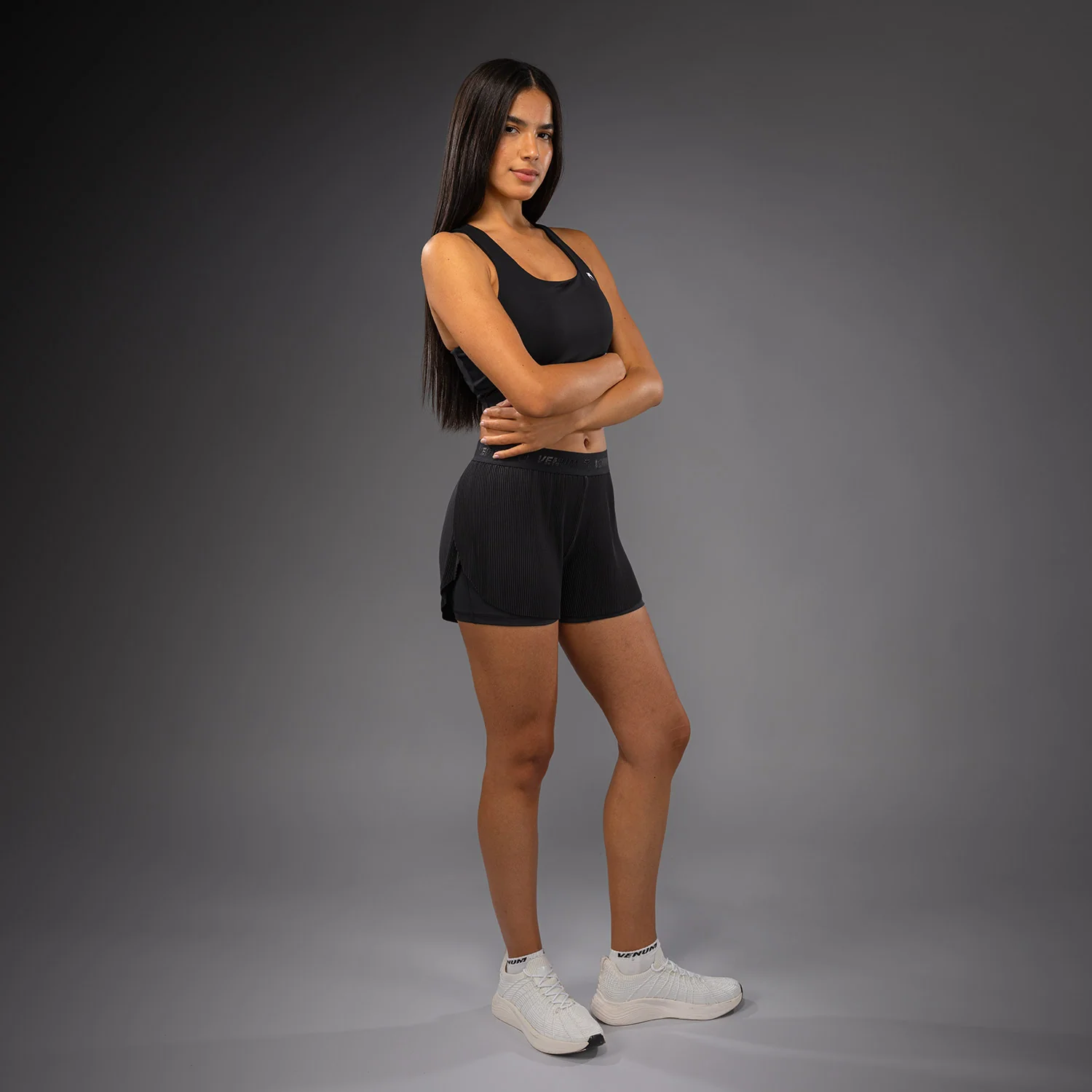 Venum Flowfit Women's Training Shorts - Black - Image 7