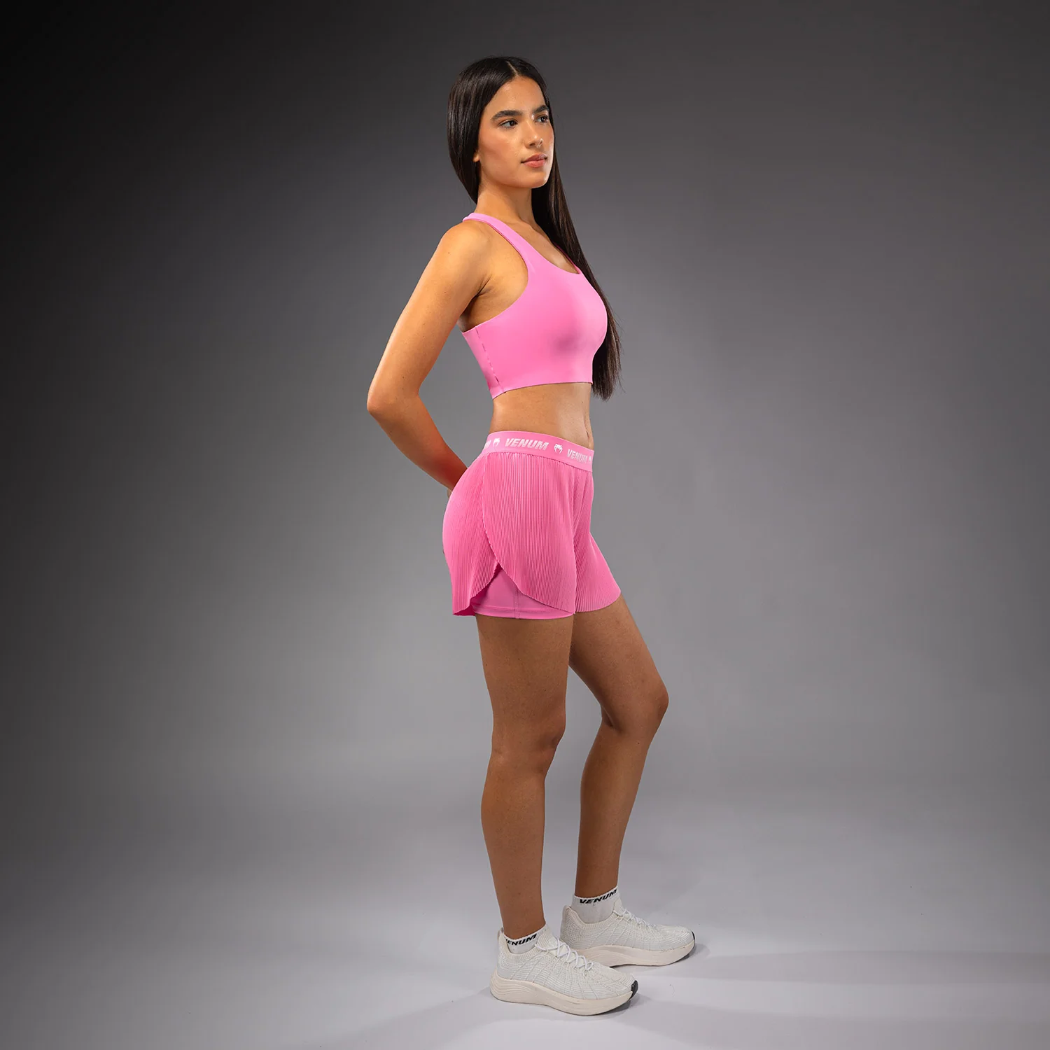 Venum Flowfit Women's Training Shorts - Candy Pink - Image 7