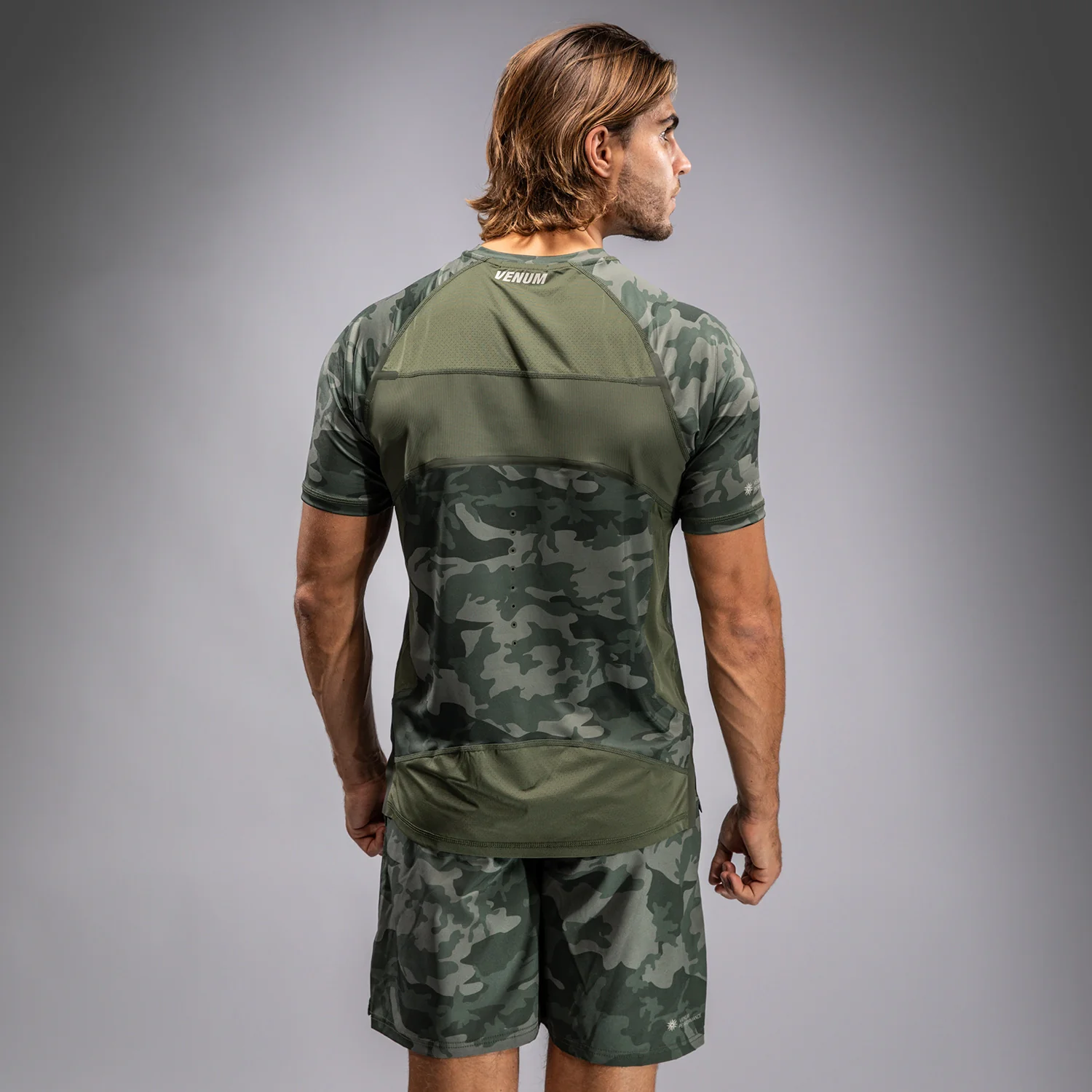 Venum G-Fit Air Men's Dry-Tech T-Shirt - Army Camo - Image 2