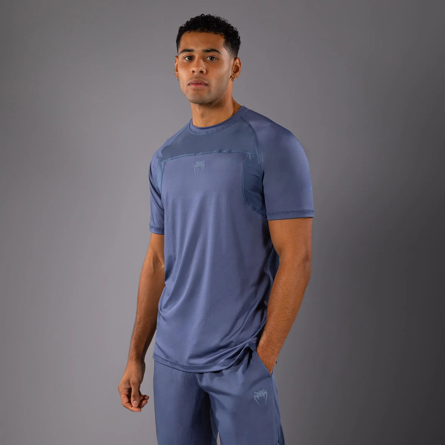 Venum G-Fit Air Men's Dry-Tech T-Shirt - Foggy Blue - Image 2