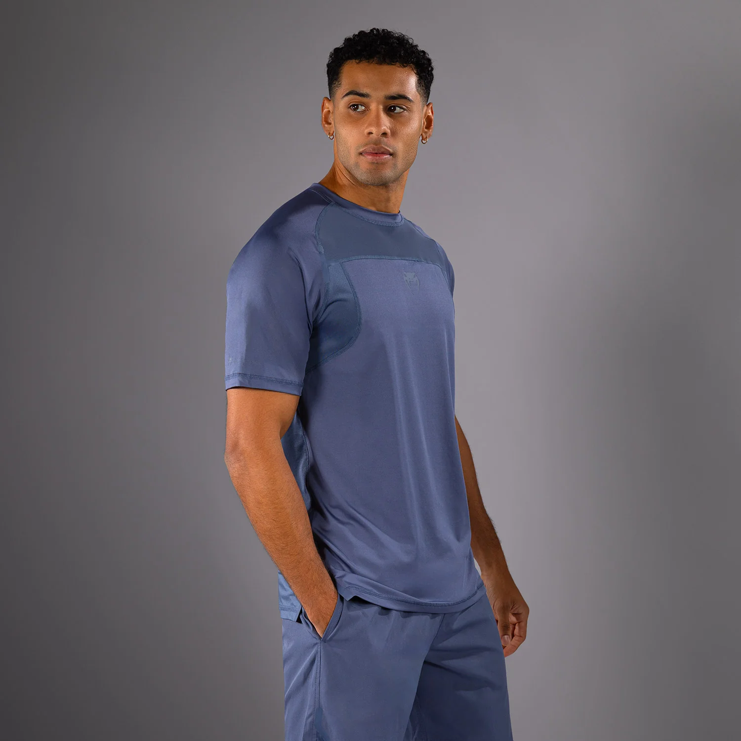Venum G-Fit Air Men's Dry-Tech T-Shirt - Foggy Blue - Image 4