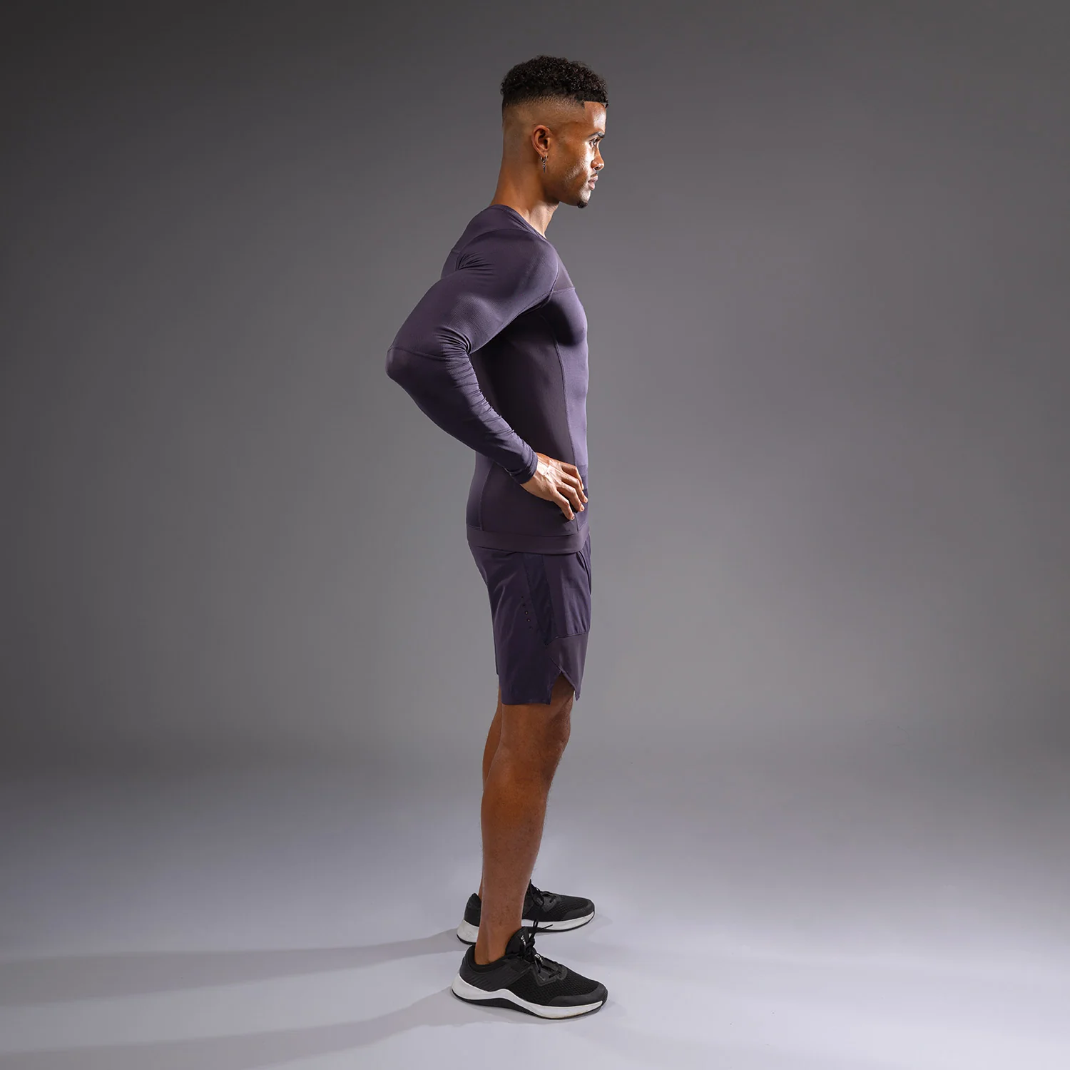 Venum G-Fit Air Men's Long Sleeve Rashguard - Deep Purple - Image 4