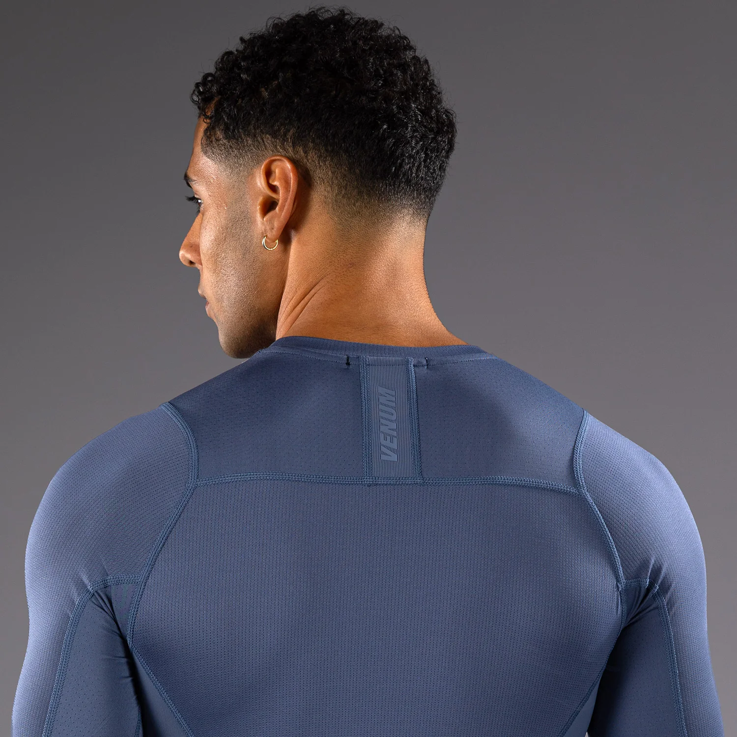 Venum G-Fit Air Men's Long Sleeve Rashguard - Foggy Blue - Image 7