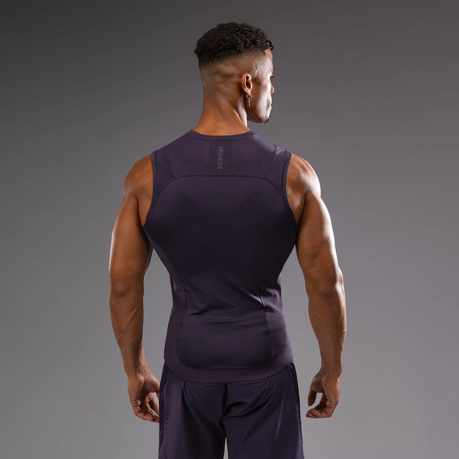 Venum G-Fit Air Men's Sleeveless Rashguard - Deep Purple - Image 3
