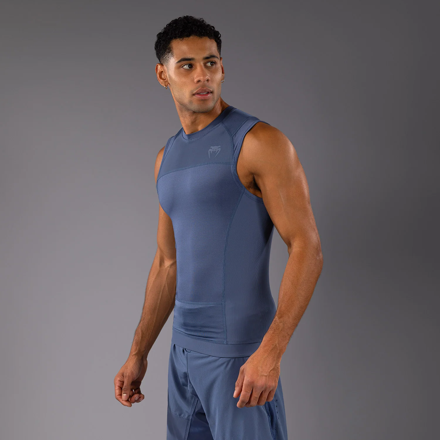 Venum G-Fit Air Men's Sleeveless Rashguard - Foggy Blue - Image 5
