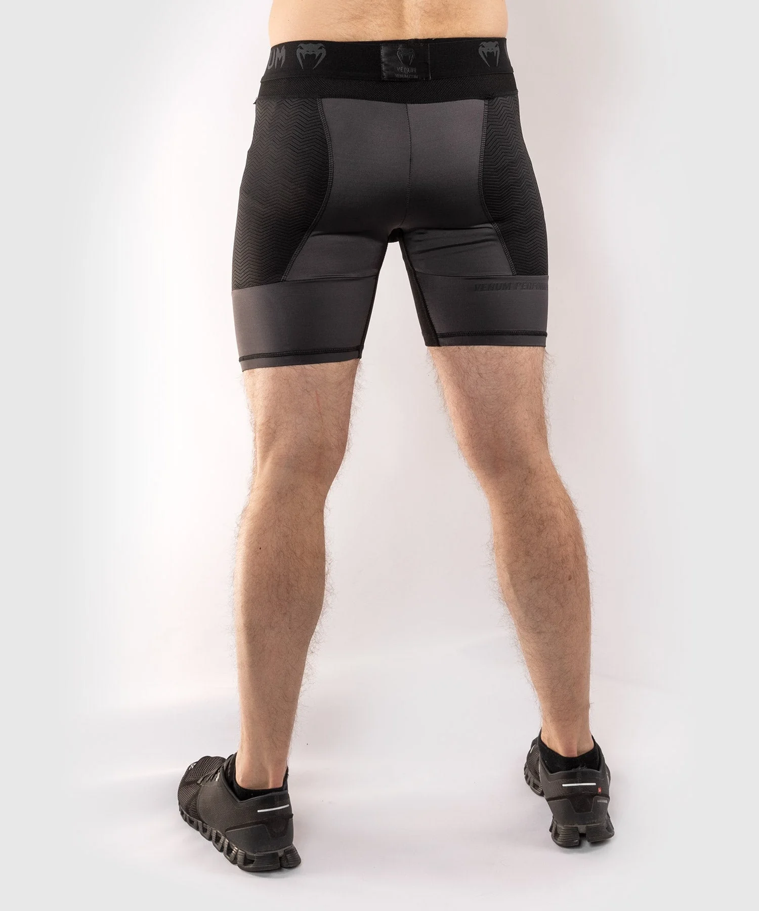 Venum G-Fit Compression Shorts - Grey/Black - Image 3