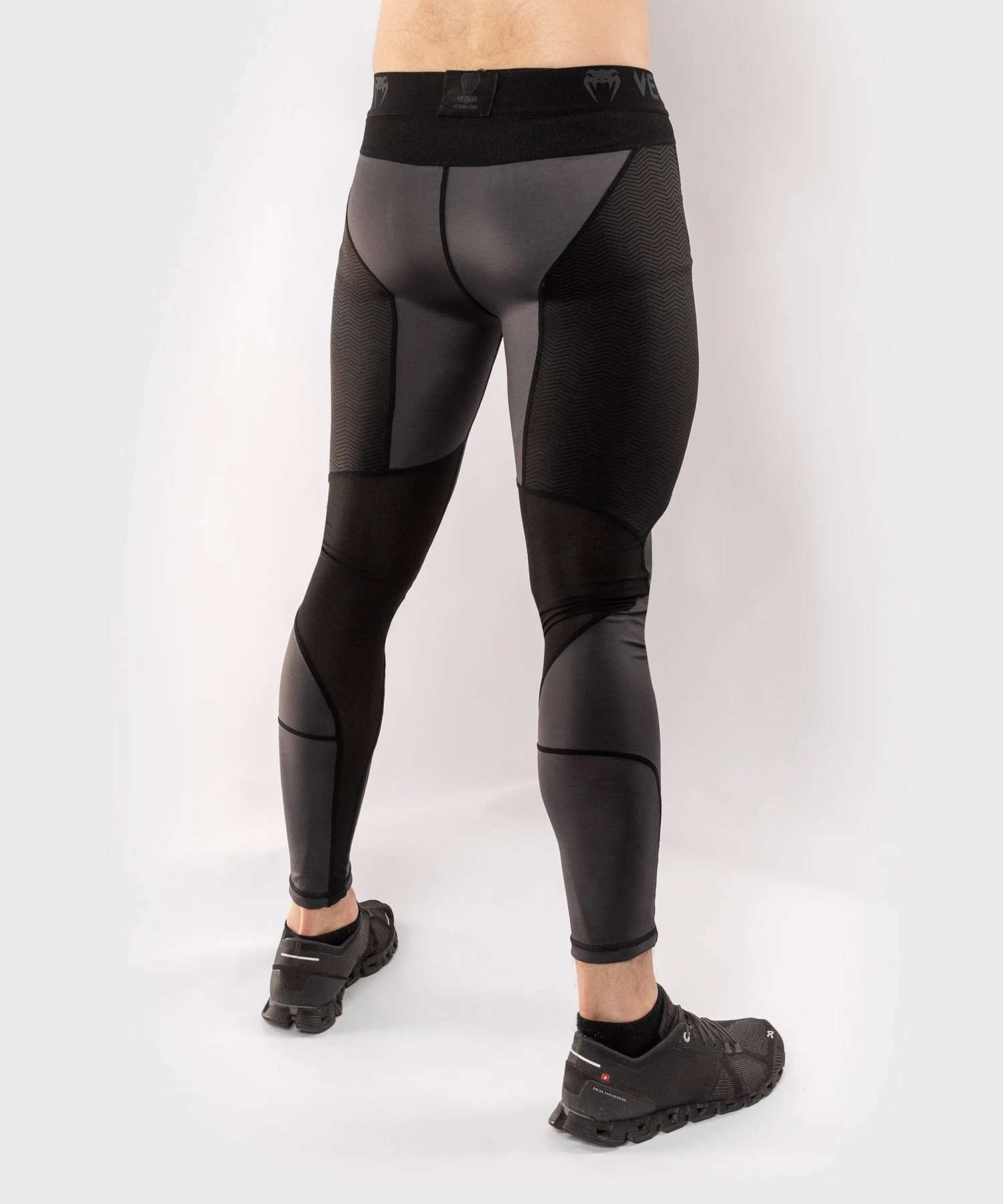 Venum G-Fit Compression Tights - Grey/Black - Image 11