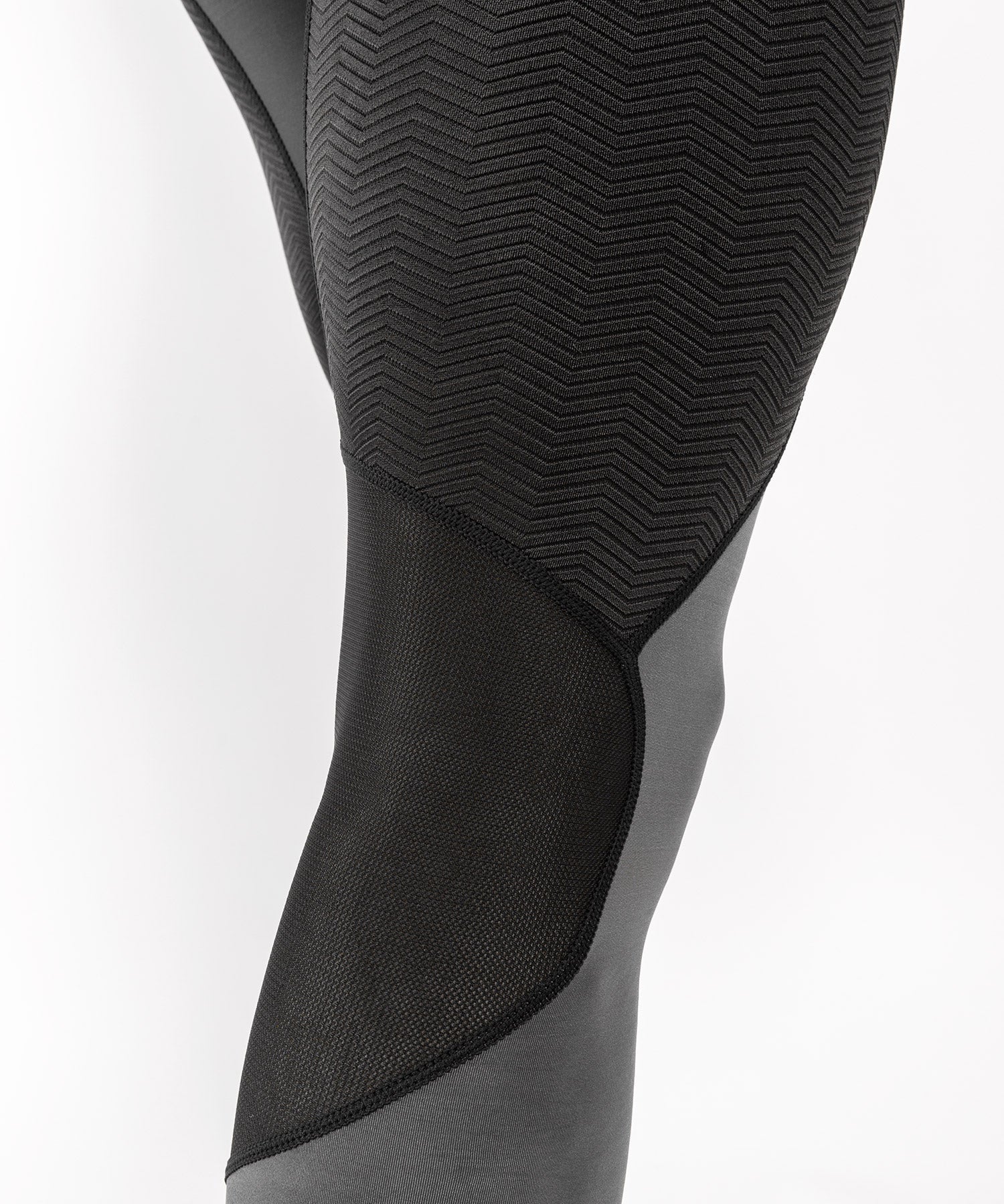 Venum G-Fit Compression Tights - Grey/Black - Image 7