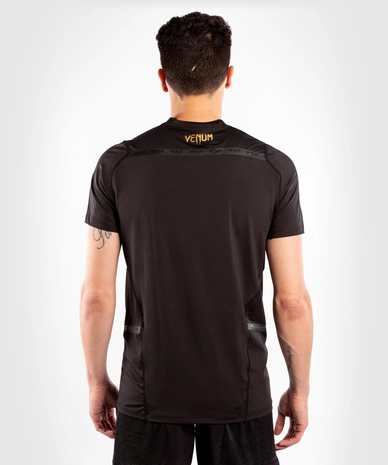 Venum G-Fit Dry-Tech T-shirt - Black/Gold - Image 3