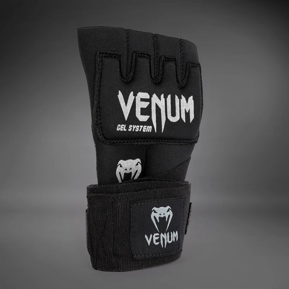 Venum Gel Kontact Quick Wraps - Black/Silver - Image 2