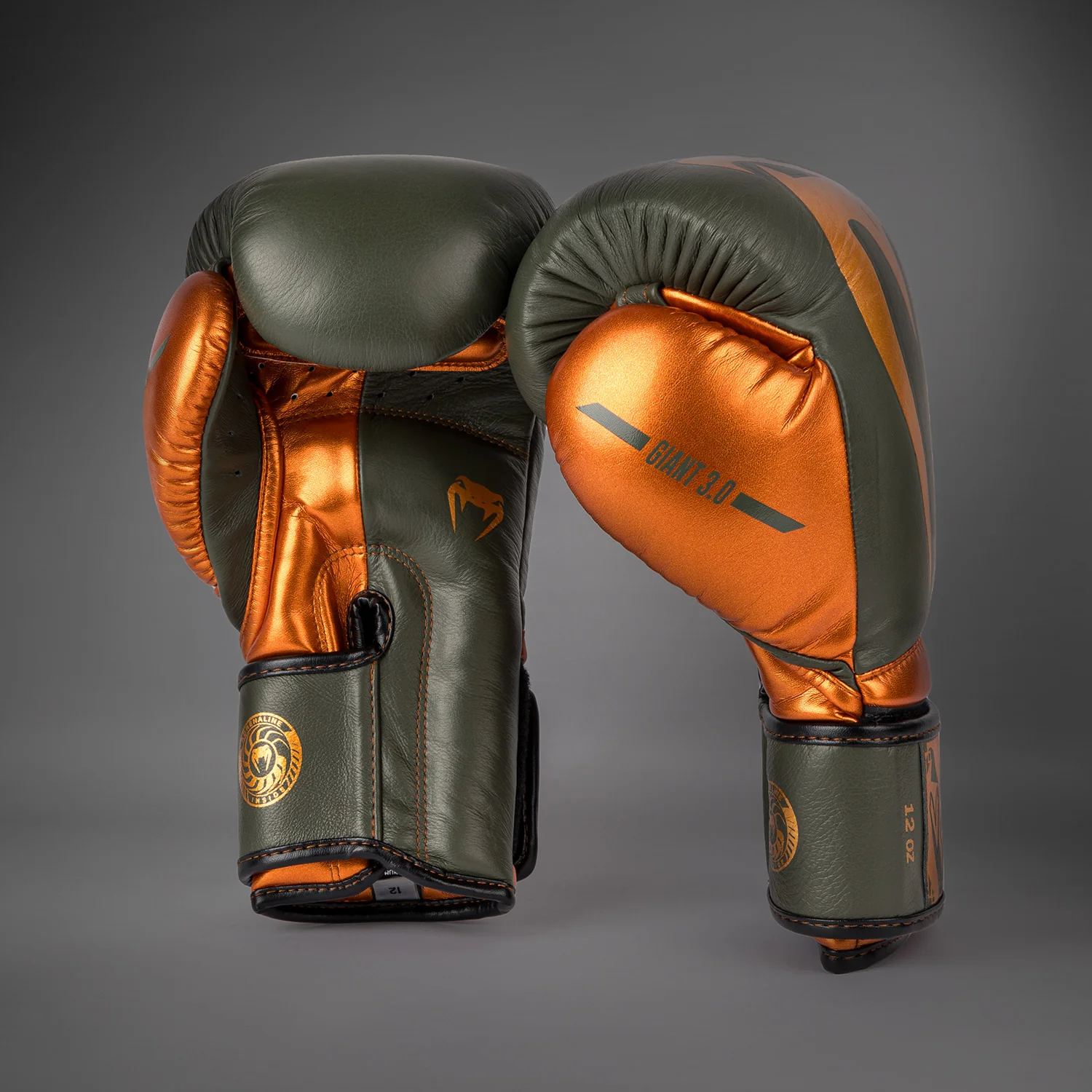 Venum Giant 3.0 Boxing gloves - Khaki/Bronze - Special Edition - Image 2