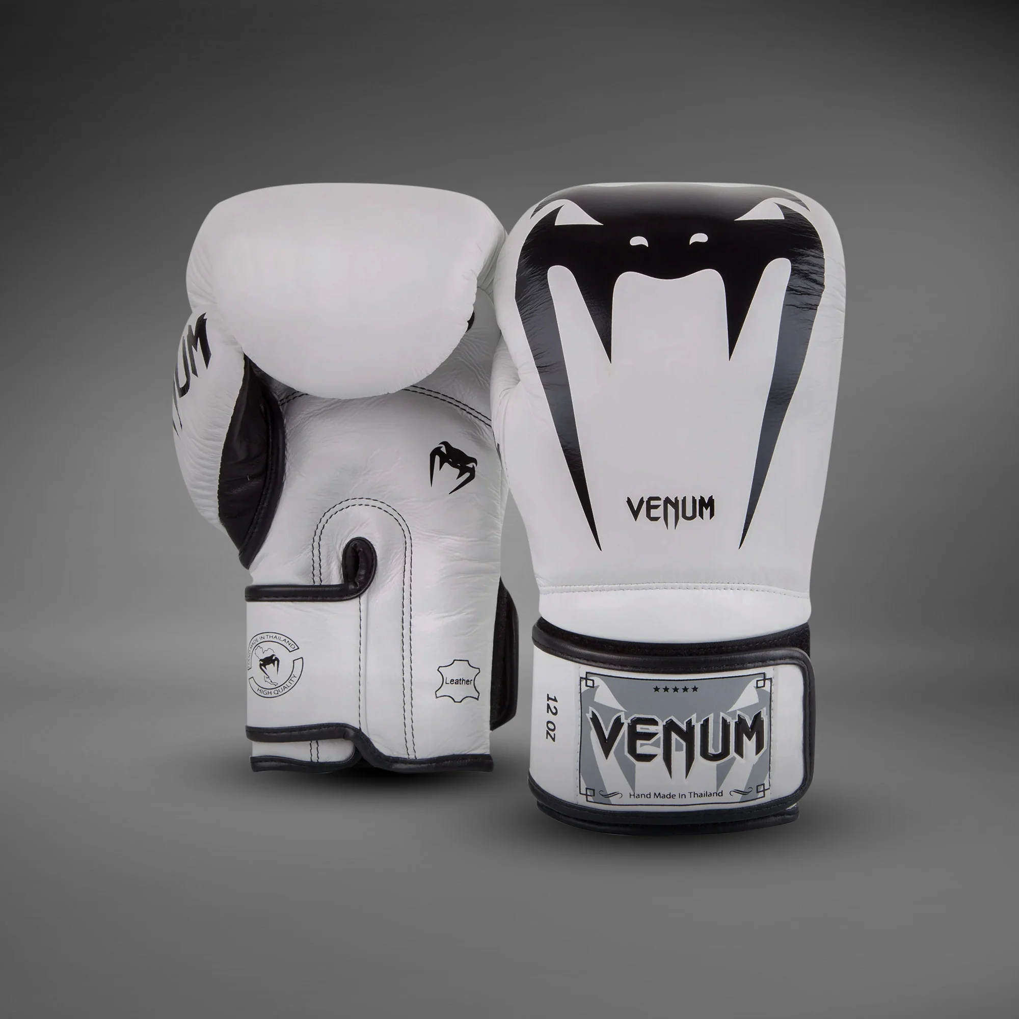 Venum Giant 3.0 Boxing Gloves - Nappa Leather - White - Image 2