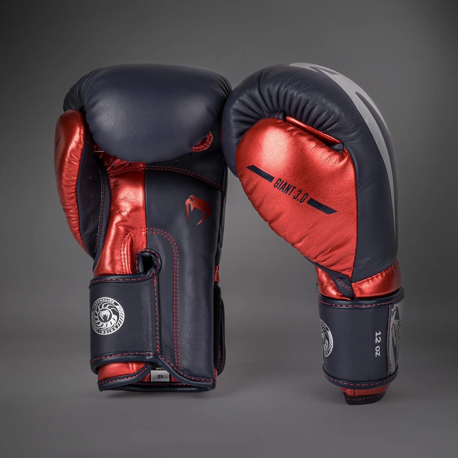 Venum Giant 3.0 Boxing gloves - Navy Blue/Red - Special Edition - Image 2