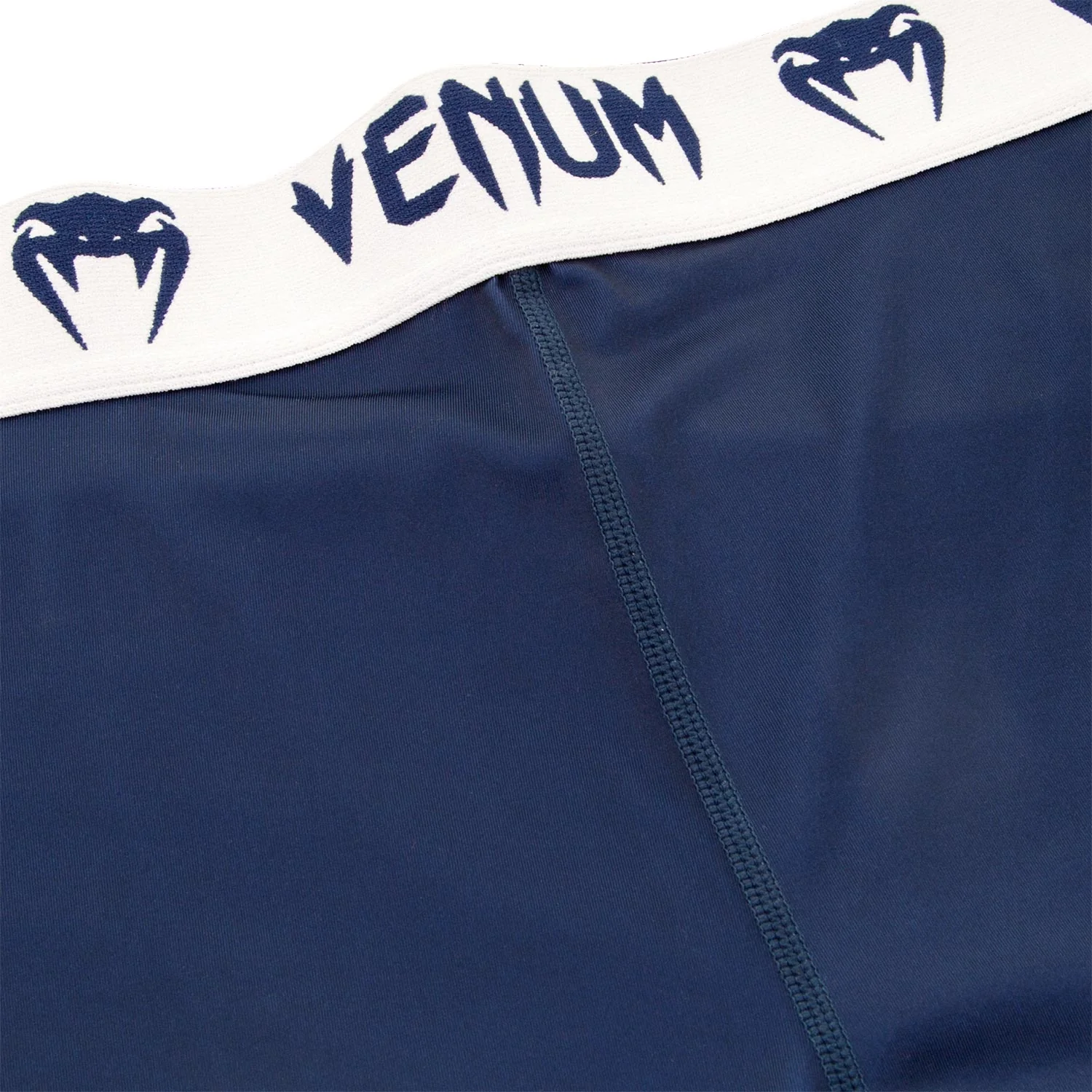 Venum Giant Compression Tights - Navy Blue/White - Image 5