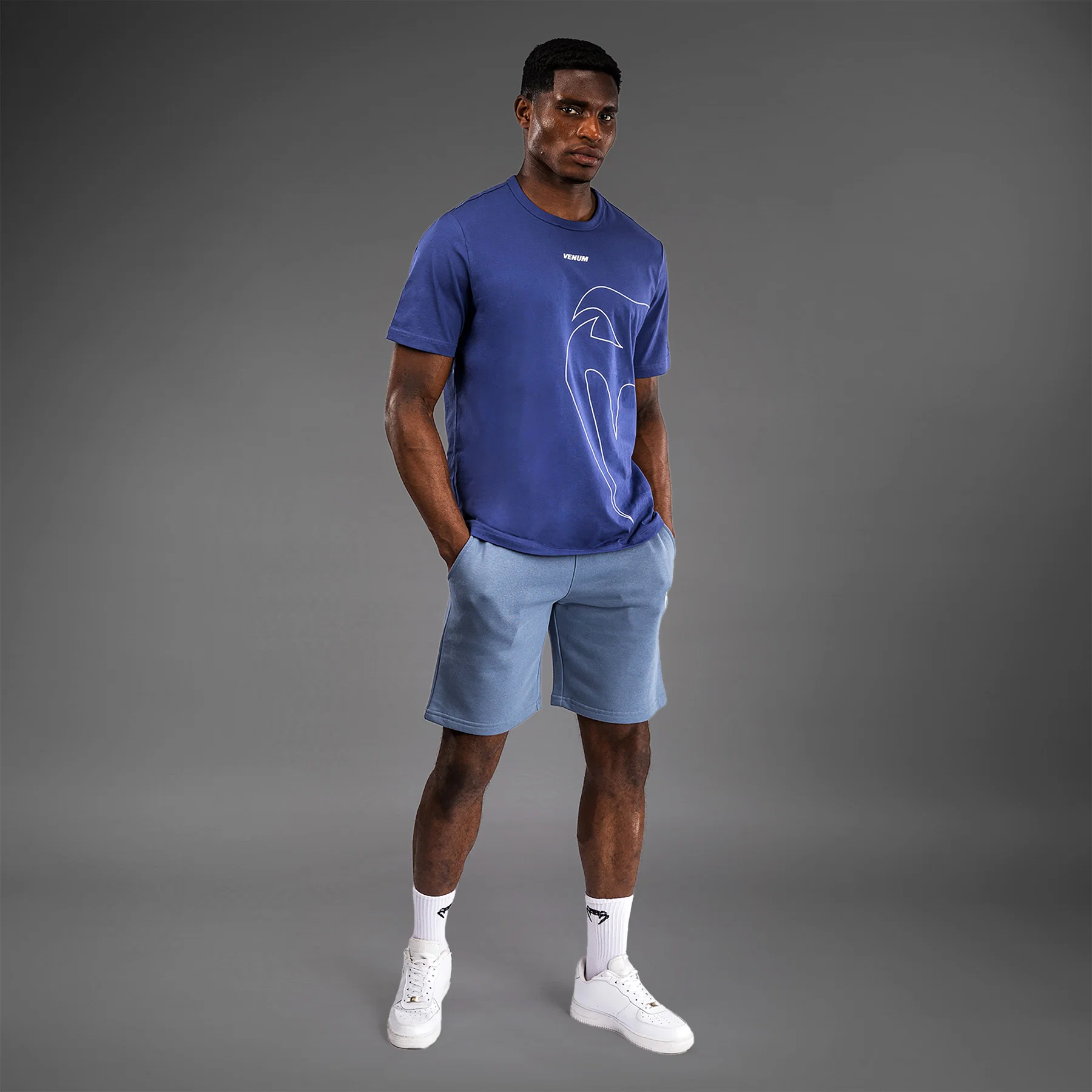 Venum Giant Connect T-Shirt - Royal Blue - Image 2
