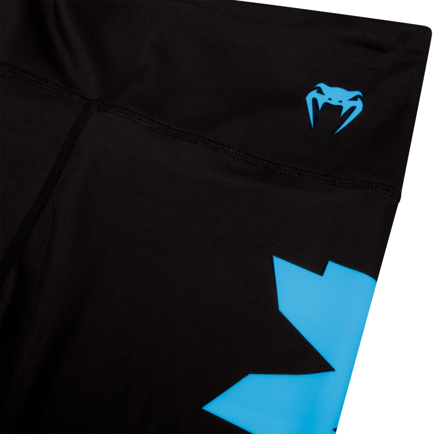 Venum Giant Cropped Leggings - Black/Cyan - Image 6