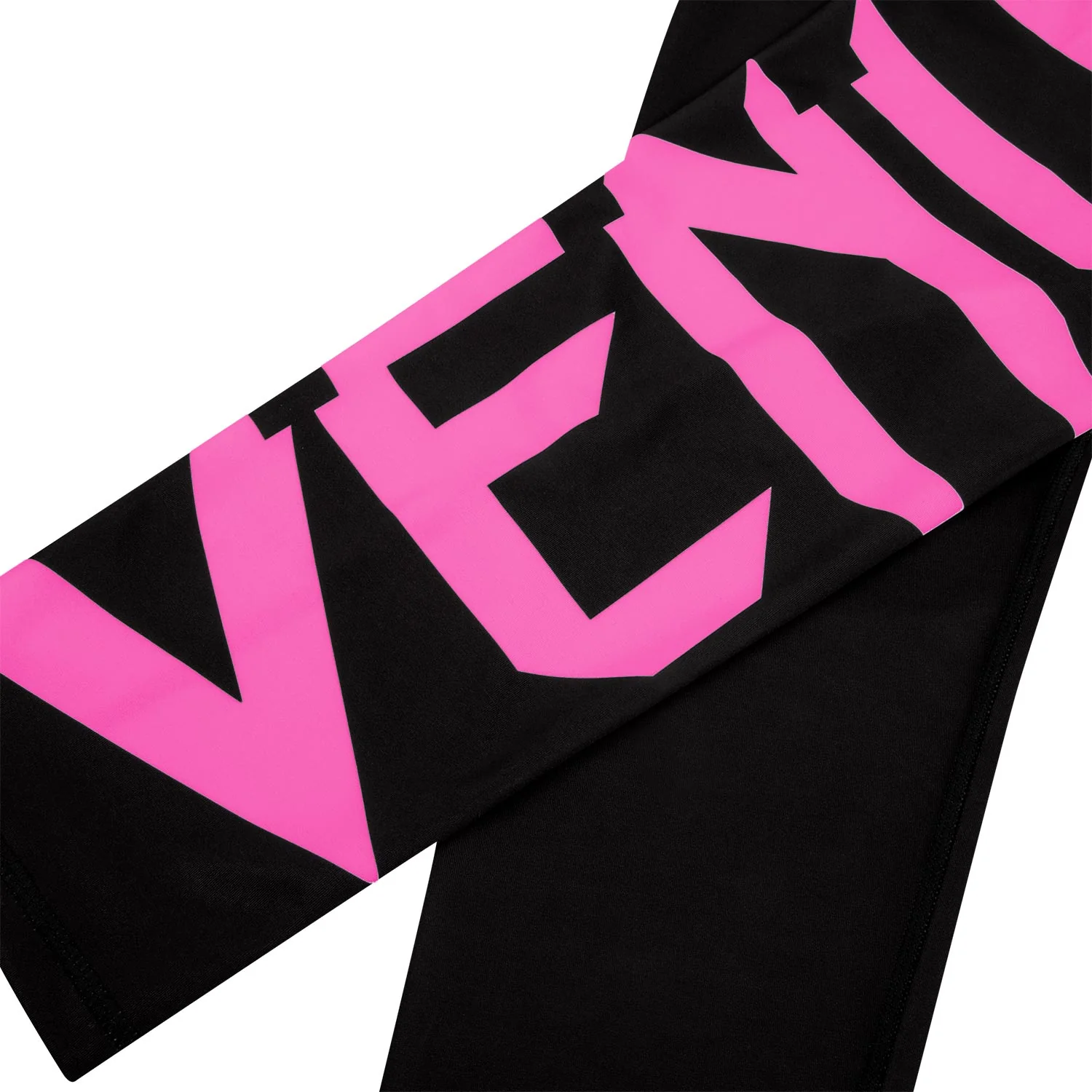 Venum Giant Cropped Leggings - Black/Neo Pink - Image 6