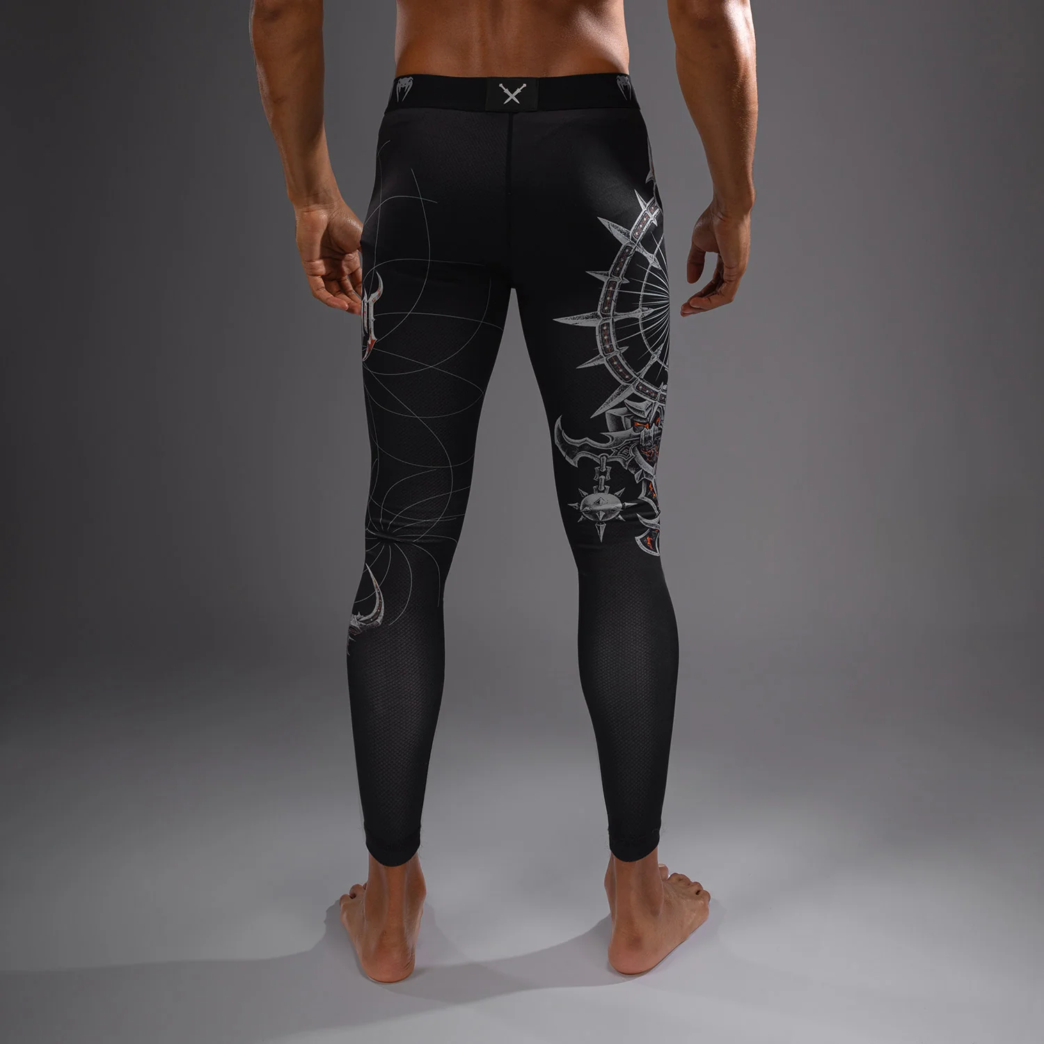 Venum Gladiator 5.0 Men's Spats - Black/Silver - Image 4
