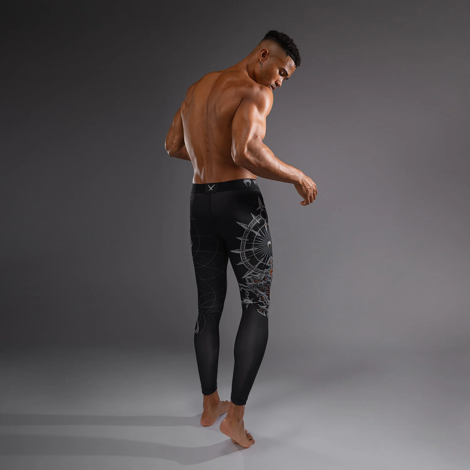 Venum Gladiator 5.0 Men's Spats - Black/Silver - Image 5