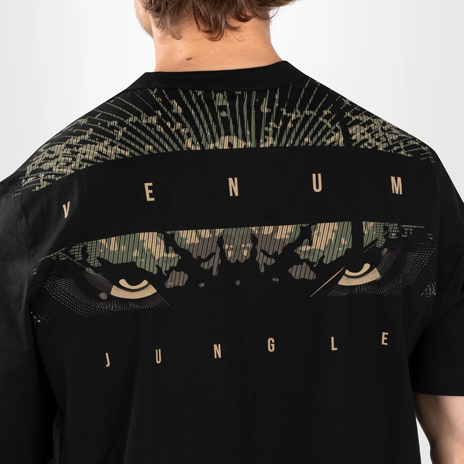 Venum Gorilla Jungle T-Shirt - Black/Sand - Image 6