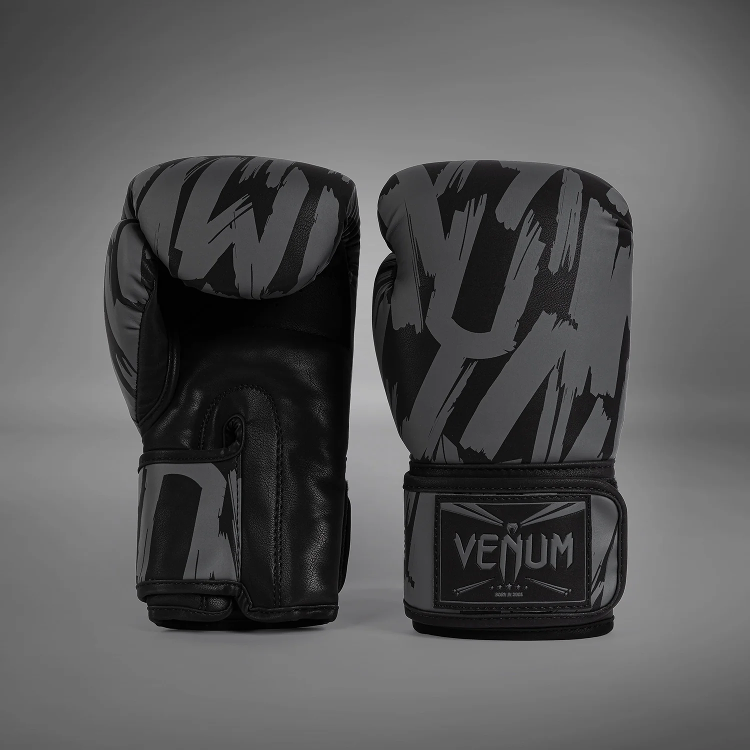 Venum Graffiti Boxing Gloves - Urban Charcoal - Image 2