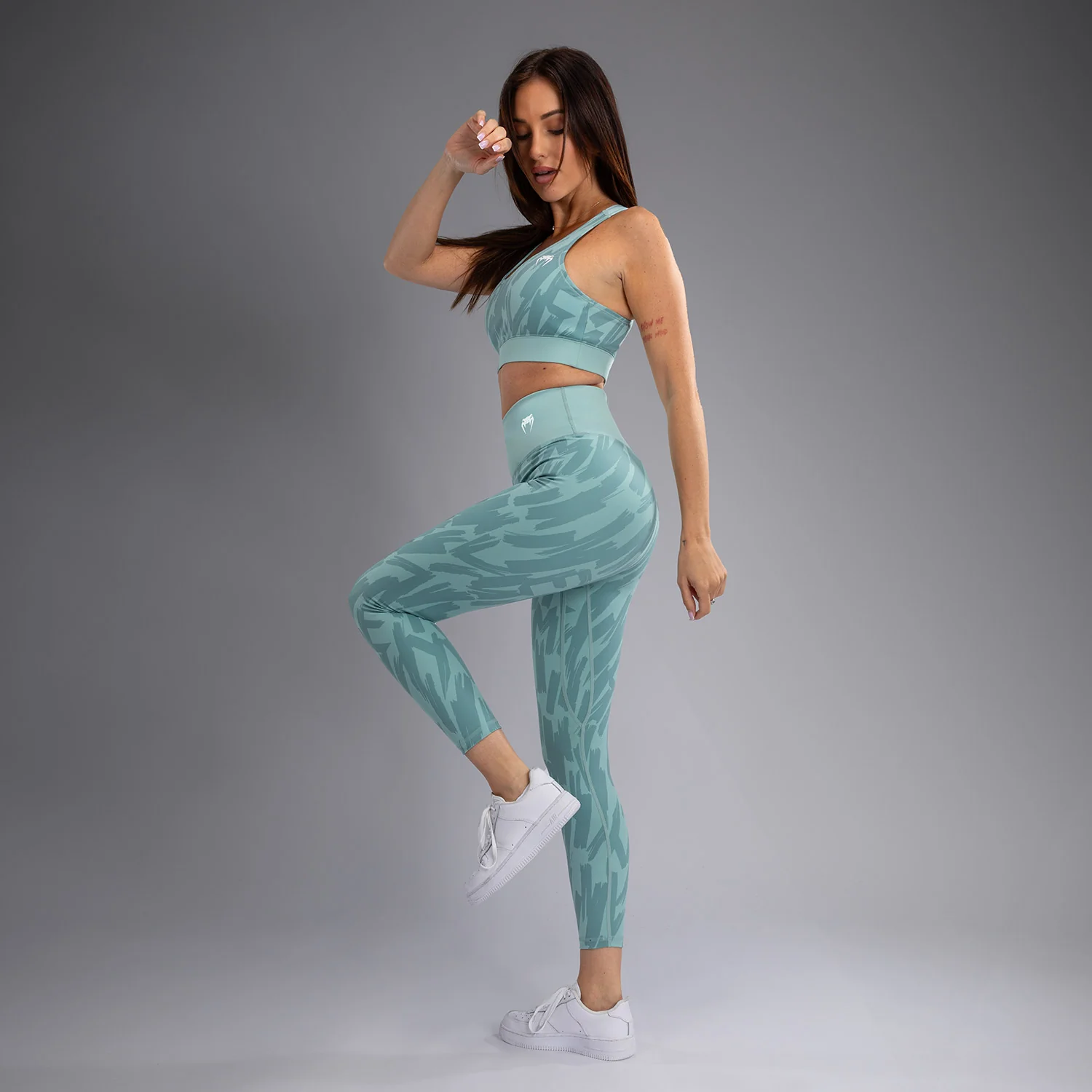 Venum Graffiti Women’s 7/8 Leggings - Aqua - Image 5