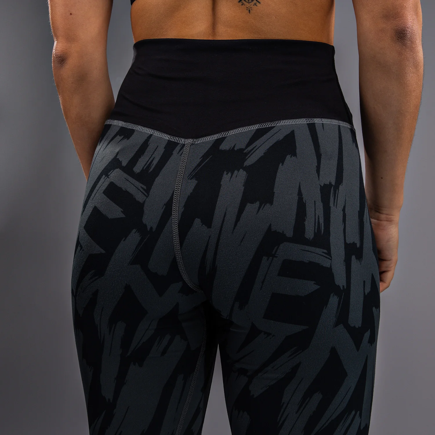 Venum Graffiti Women’s 7/8 Leggings - Urban Charcoal - Image 6